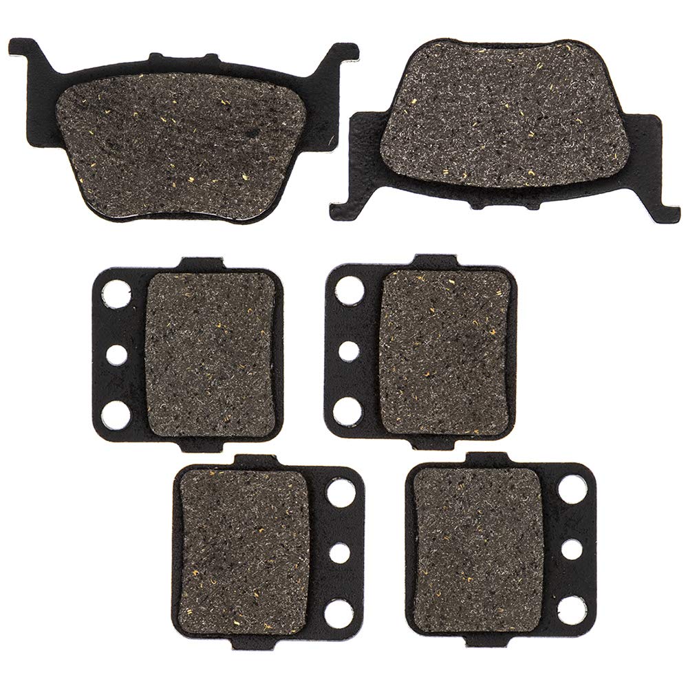 NICHE Brake Pad Kit for Honda Rancher 420 foreman Rubicon 500 06435-HP5-602 06435-HP7-A01 Front Rear Semi-Metallic