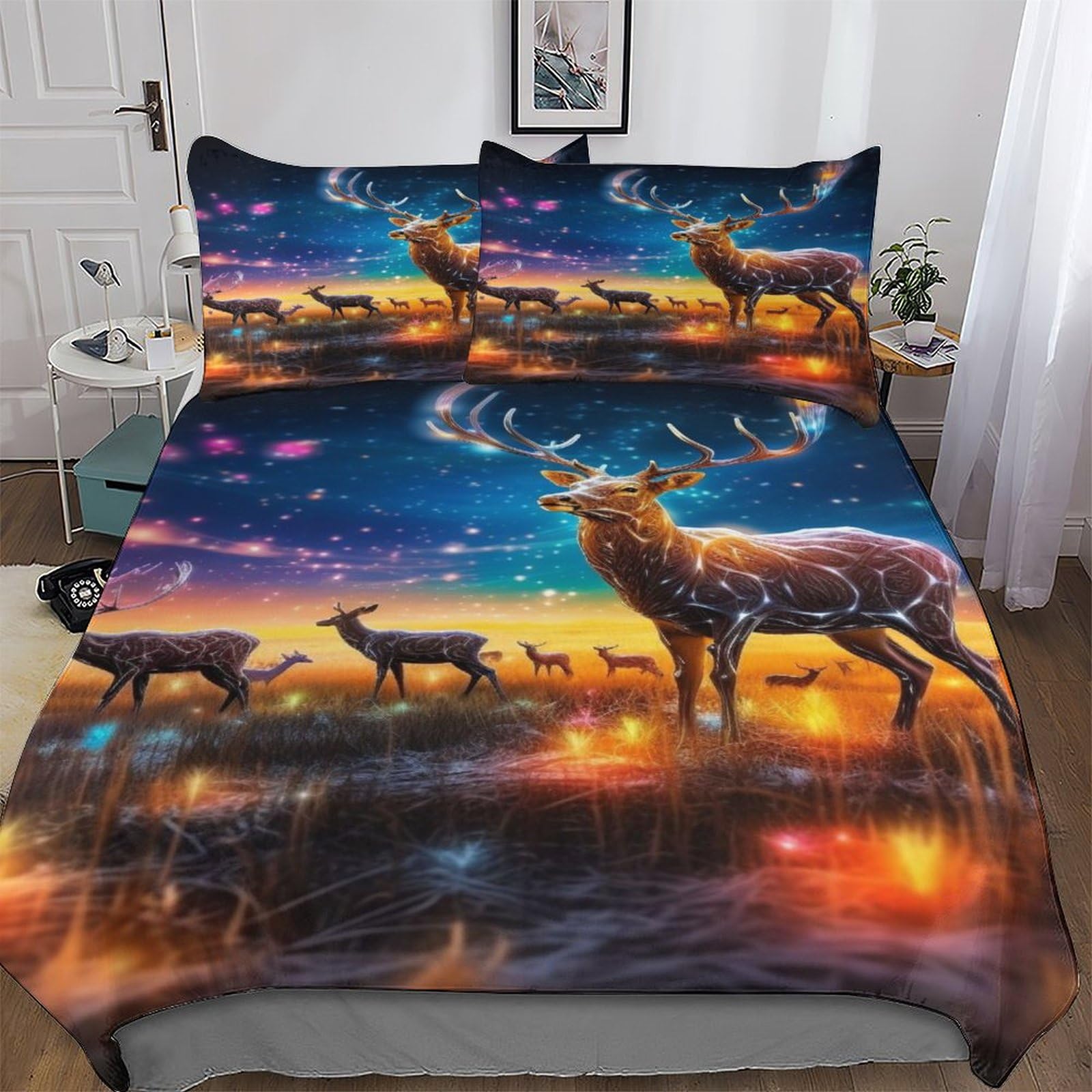 Parure de lit cerf 220x240 pour des nuits douces et chaleureuses dans votre chambre