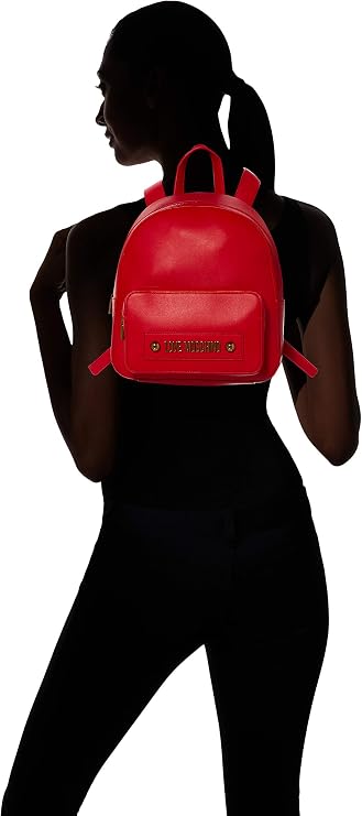 Love Moschino Jc4028pp1a Womens Backpack Handbag, Red (Rosso), 9x12x23 centimeters (W x H x L)
