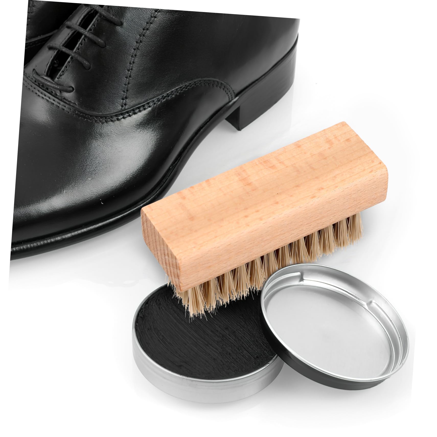 CALLARON Leder Schuhbürste Set 10pcs Schuhcreme Bürsten Schuh Reiniger Pflege Werkzeuge für Stiefel