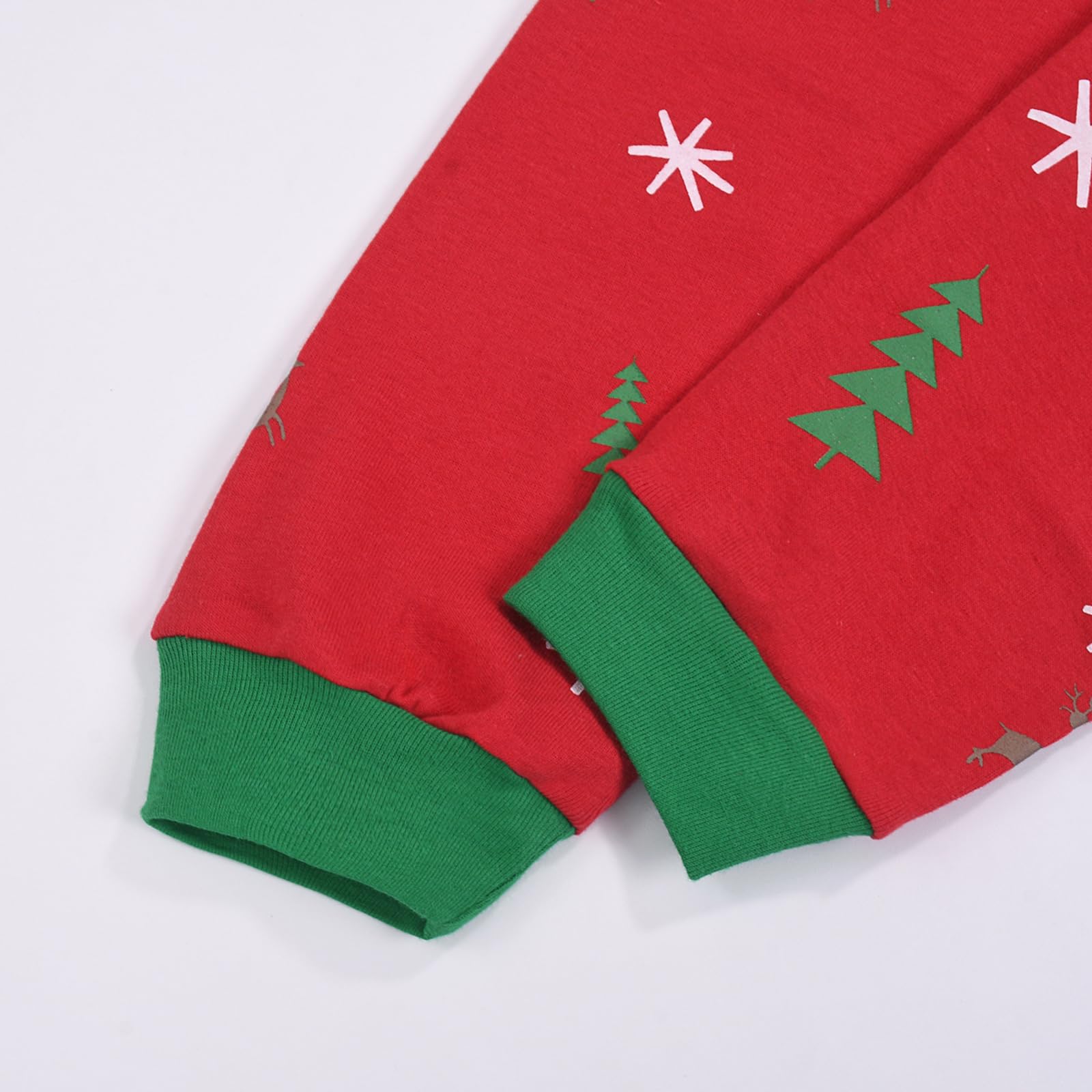 Gumyoss Pigiama di Natale per Bambini Pigiama per Bambine Maniche Lunghe Cotone Due Pezzi 2-12 Anni