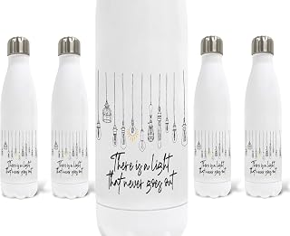 The Smiths There is a Light that Never Goes Out Water Bottle Music Lyrics Manchester Morrisey Song Personalised Gift (500ml Insulated)