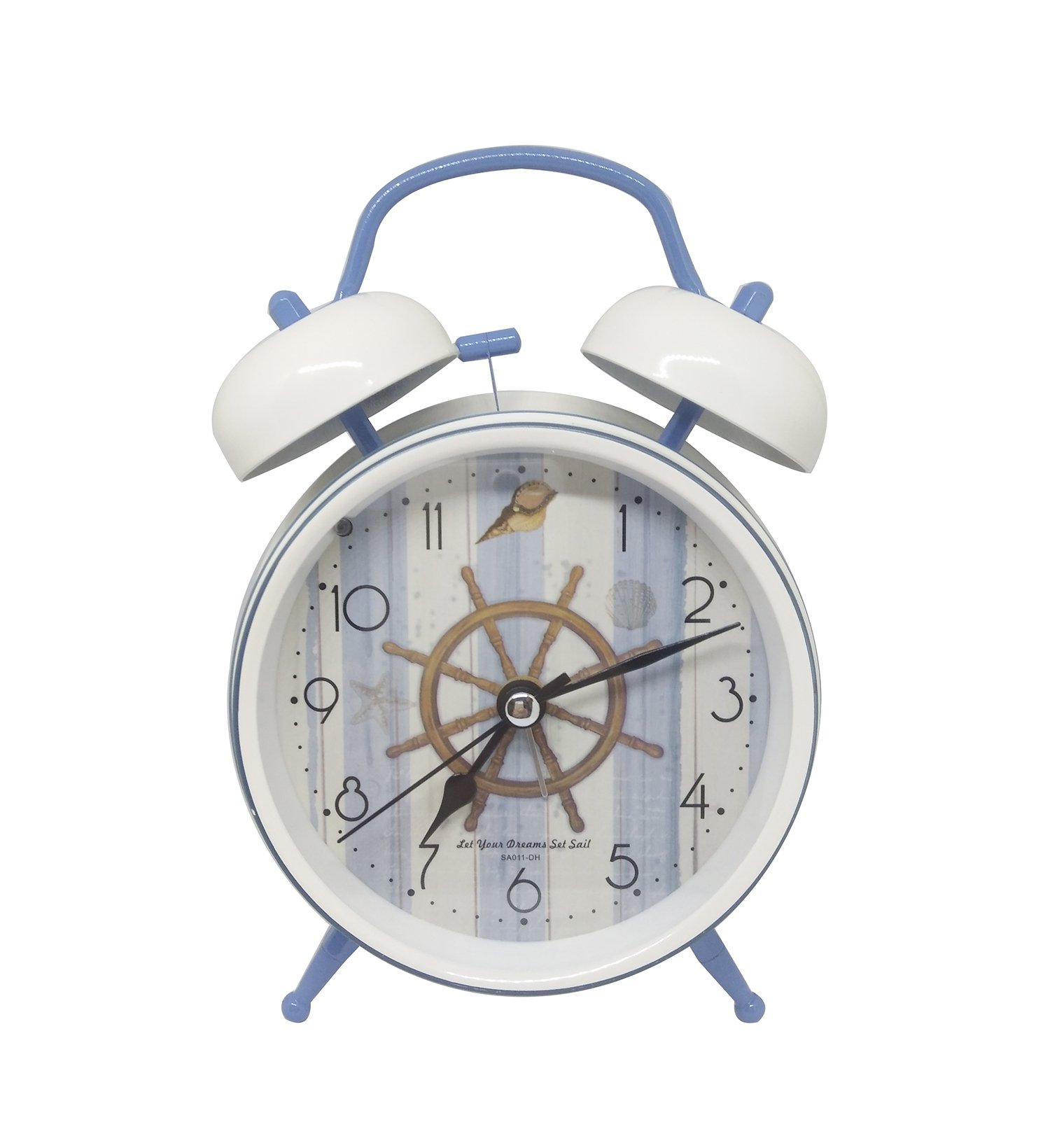 Amazon.com: Retro Metal Twin Bell Shaking Alarm Clock -4 Inch