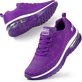 purple running trainers