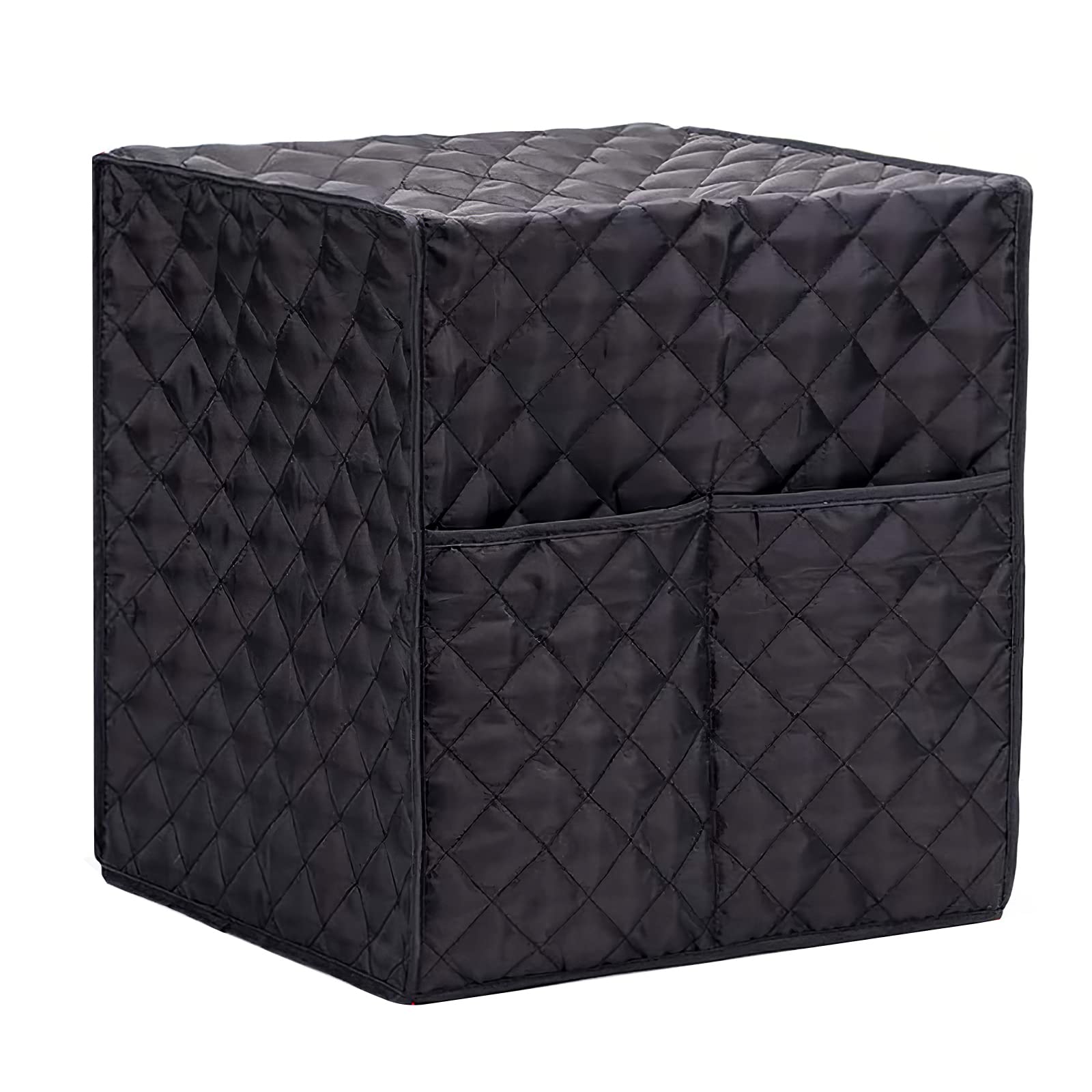 (SIMILAR ITEM) AOZBZ Coffee Maker Cover - Waterproof Cotton Cloth Coffee Maker Dust Cover Washable Foldable Kitchen Appliance Covers with 2 Storage Bags (Black)