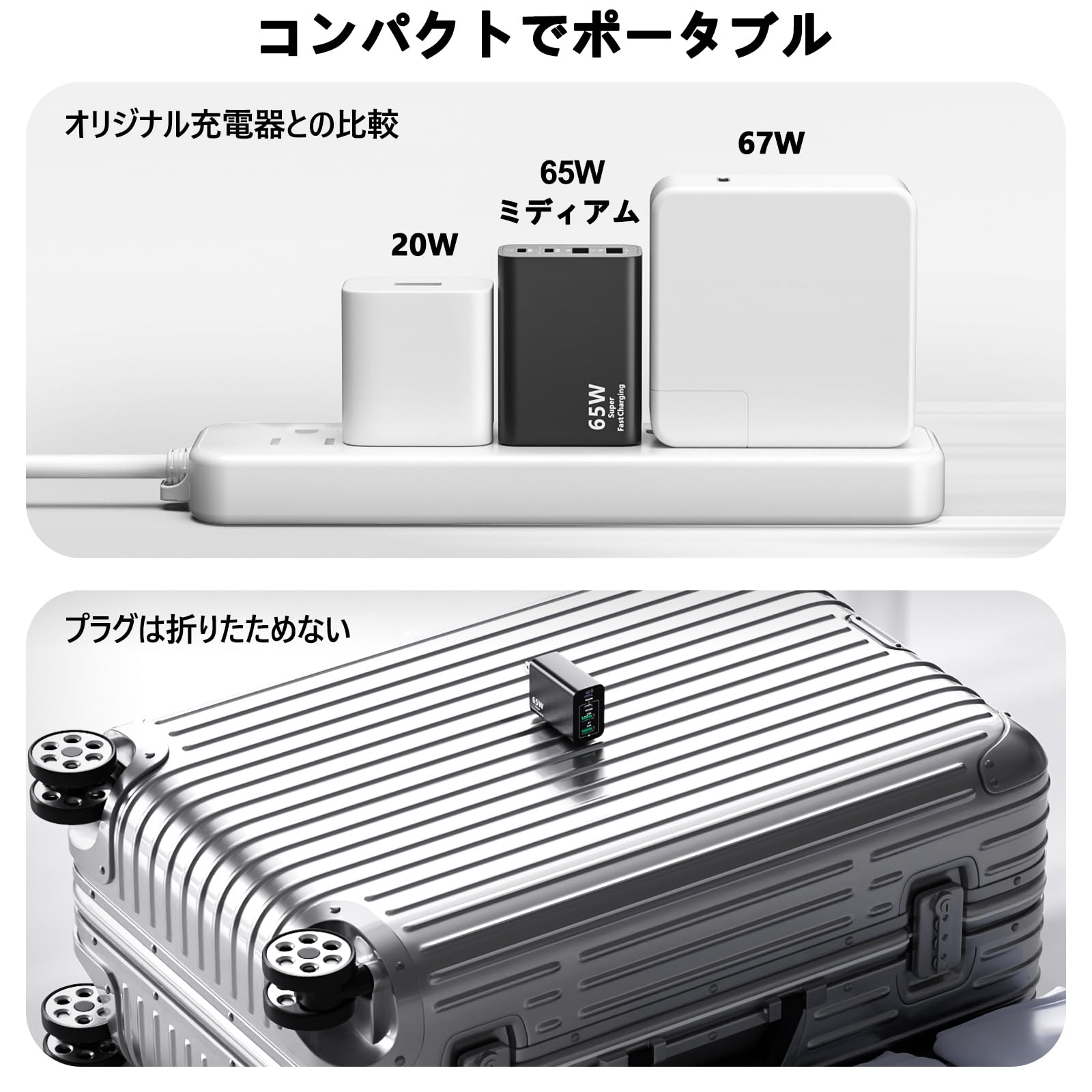 Amazon | 65W USB C充電器 タイプC GaN 急速充電器 4ポート搭載
