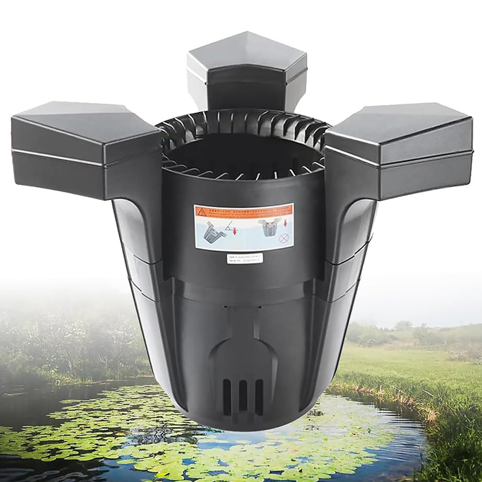 écumeur flottant bassin avec pompe
