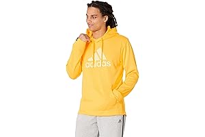 Adidas Game and Go Pullover Hoodie for Men in Eye-Catching Yellow