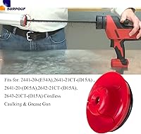 Vista 6 de 44-70-0375 Kit de tornillos de émbolo de repuesto de barril de salchicha de 20 onzas (2 piezas) para calafateo inalámbrico Milwaukee 2441-20-(E34A)