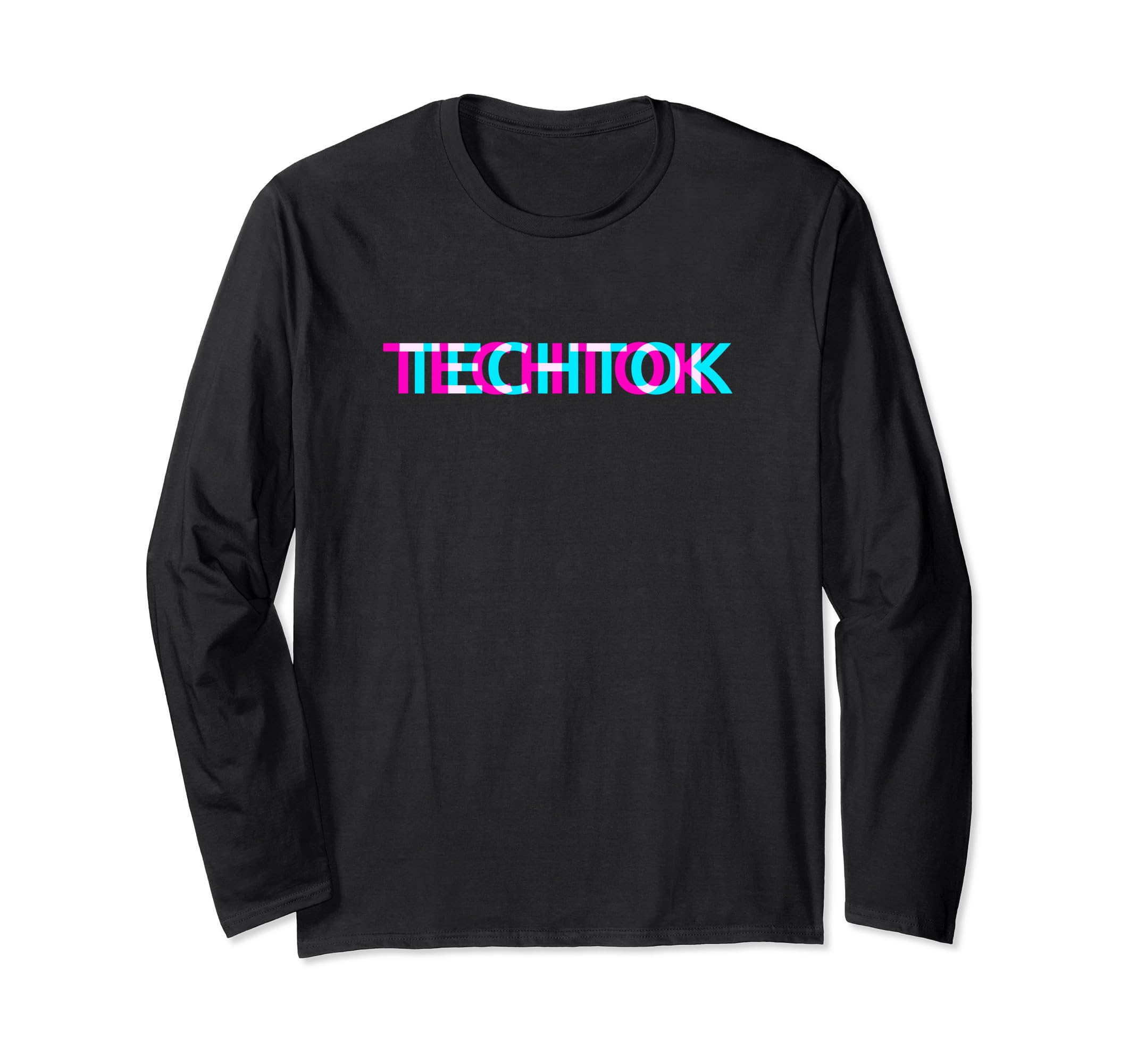 Techtok Technotok Ravetok Technolove Long Sleeve T-Shirt