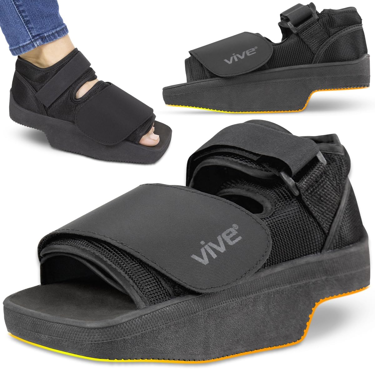 Vive Heel Wedge Post Op Shoe Large Multi