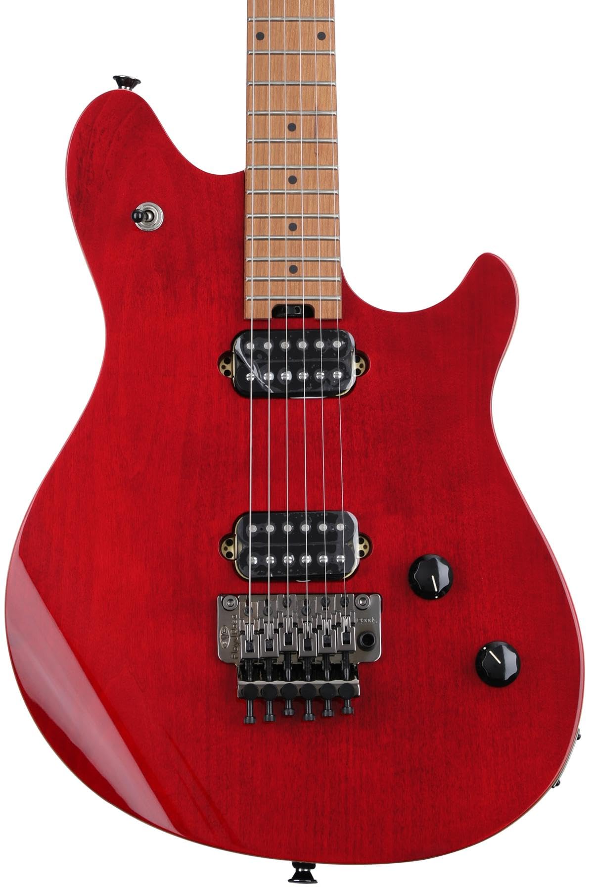 Amazon.com: EVH Wolfgang WG Standard QM Electric Guitar - Wine Red