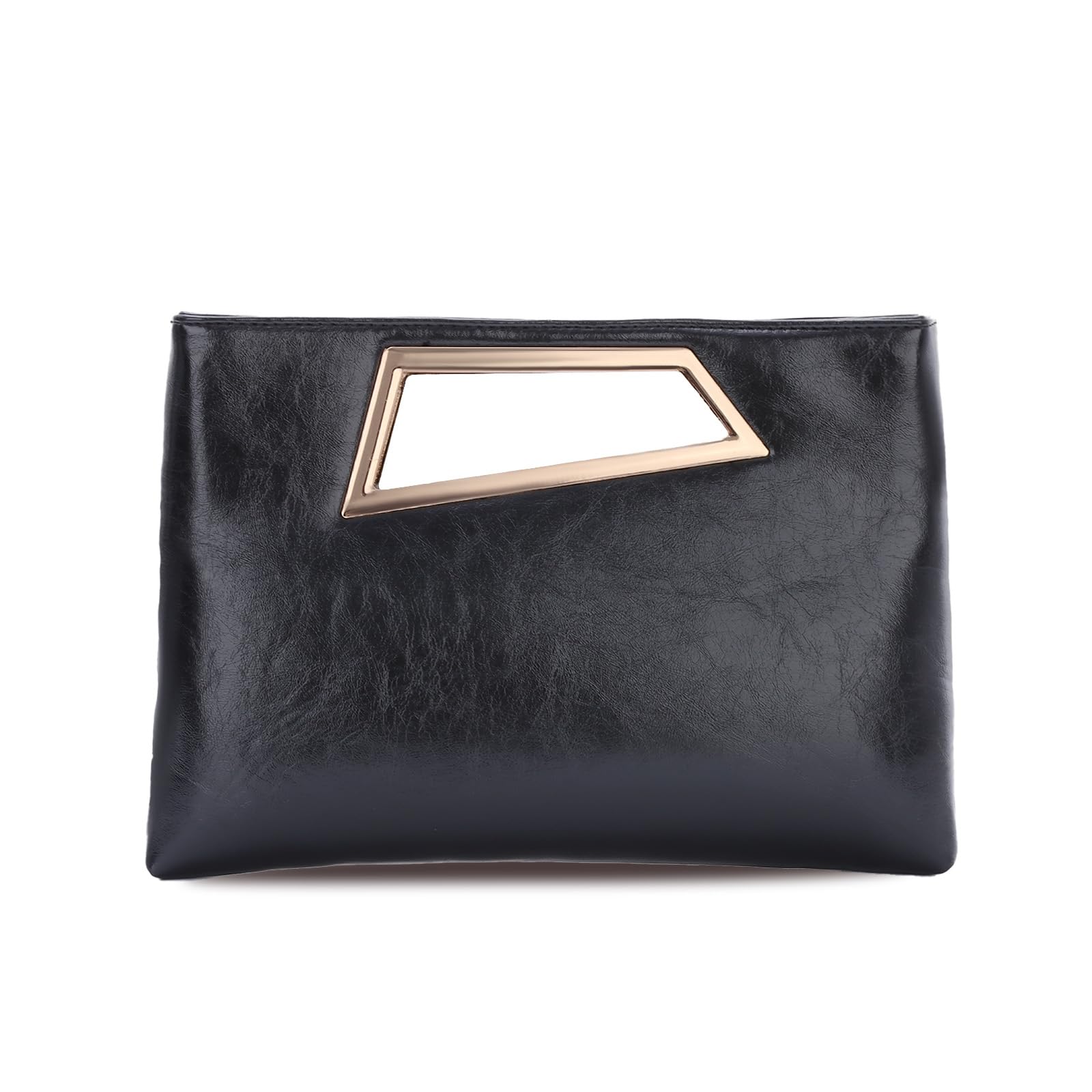 EVEOUT Clutch für Damen Kunstleder Handtasche mit Schulterkette Abendtasche Stilvolle Umhängetasche für Hochzeit Party Abendessen