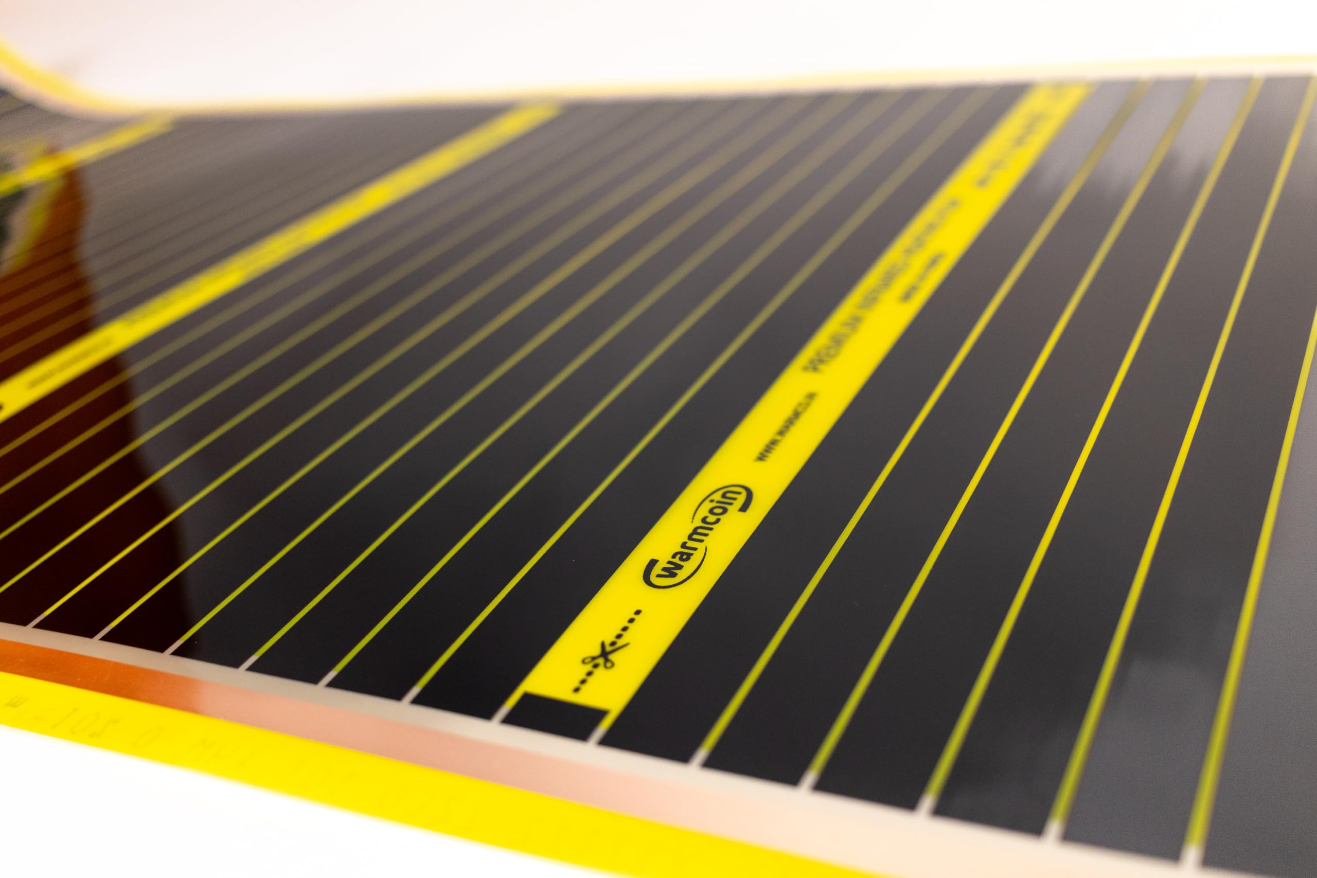 PTC - Pellicola riscaldante a infrarossi, 100 cm, set da 190 W/m², soluzione di riscaldamento a risparmio energetico e costi per nuovi edifici e ristrutturazioni (5 m)