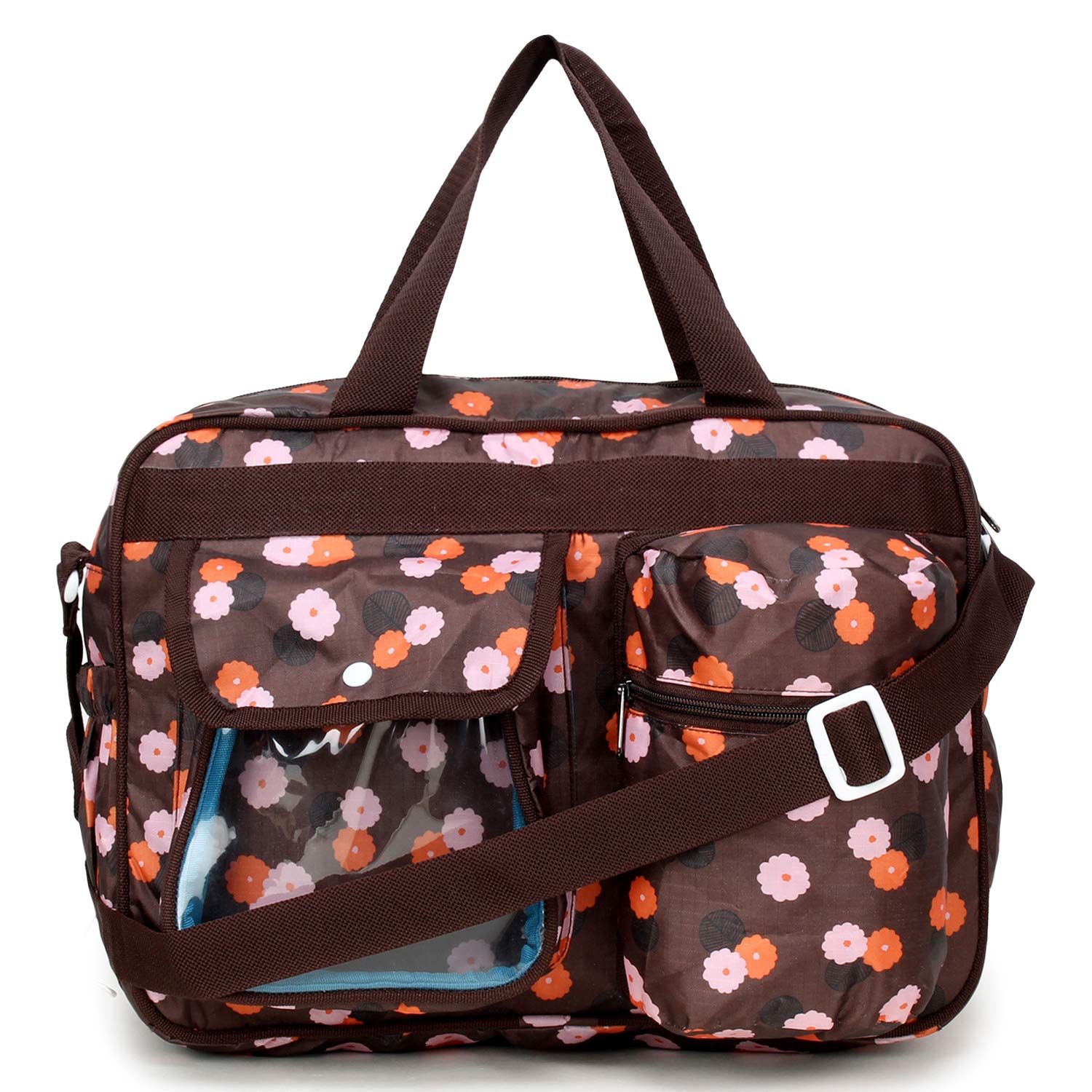 Trunkit Printed Mama's Baby Diaper Bag (Brown)