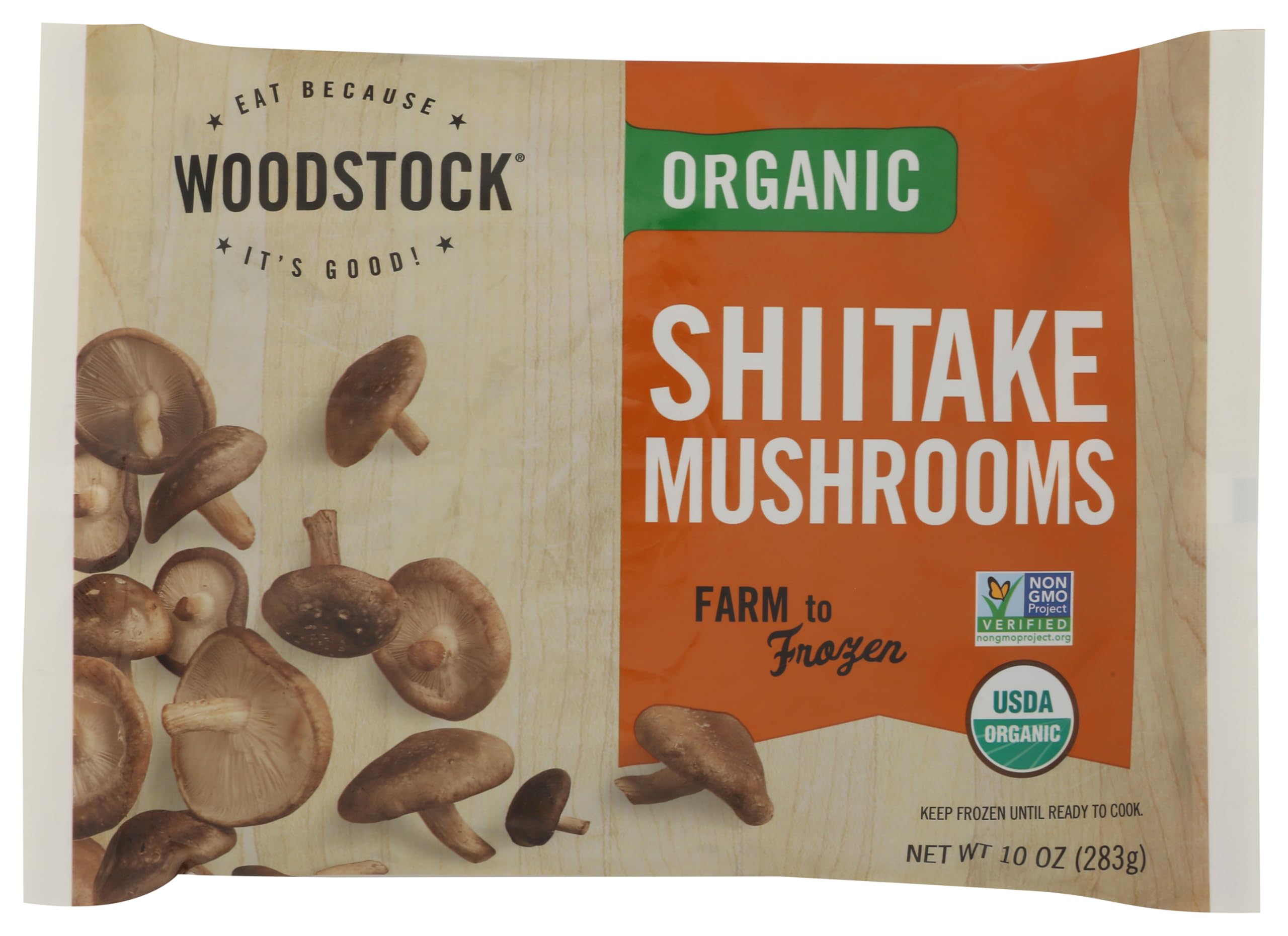 Woodstock Frozen Mushroom Shitake Organic, 10 oz (cn) | Grocery