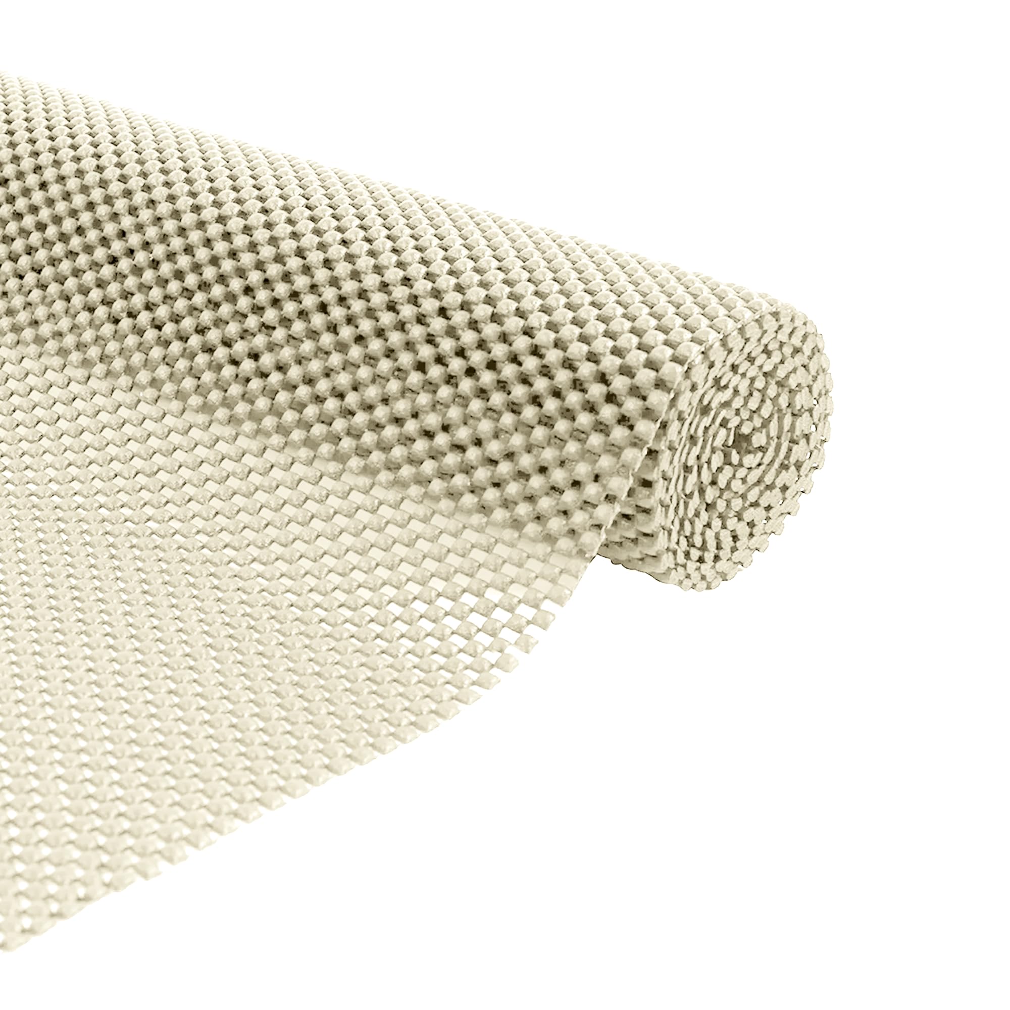 Non Slip Mat 150x30cm – Multipurpose Anti Slip Matting Roll for Rugs, Car Dashboards, Vans, Drawers & Shelves – Washable, Waterproof, Cut-to-Size Underlay for Home & Office (Cream White)