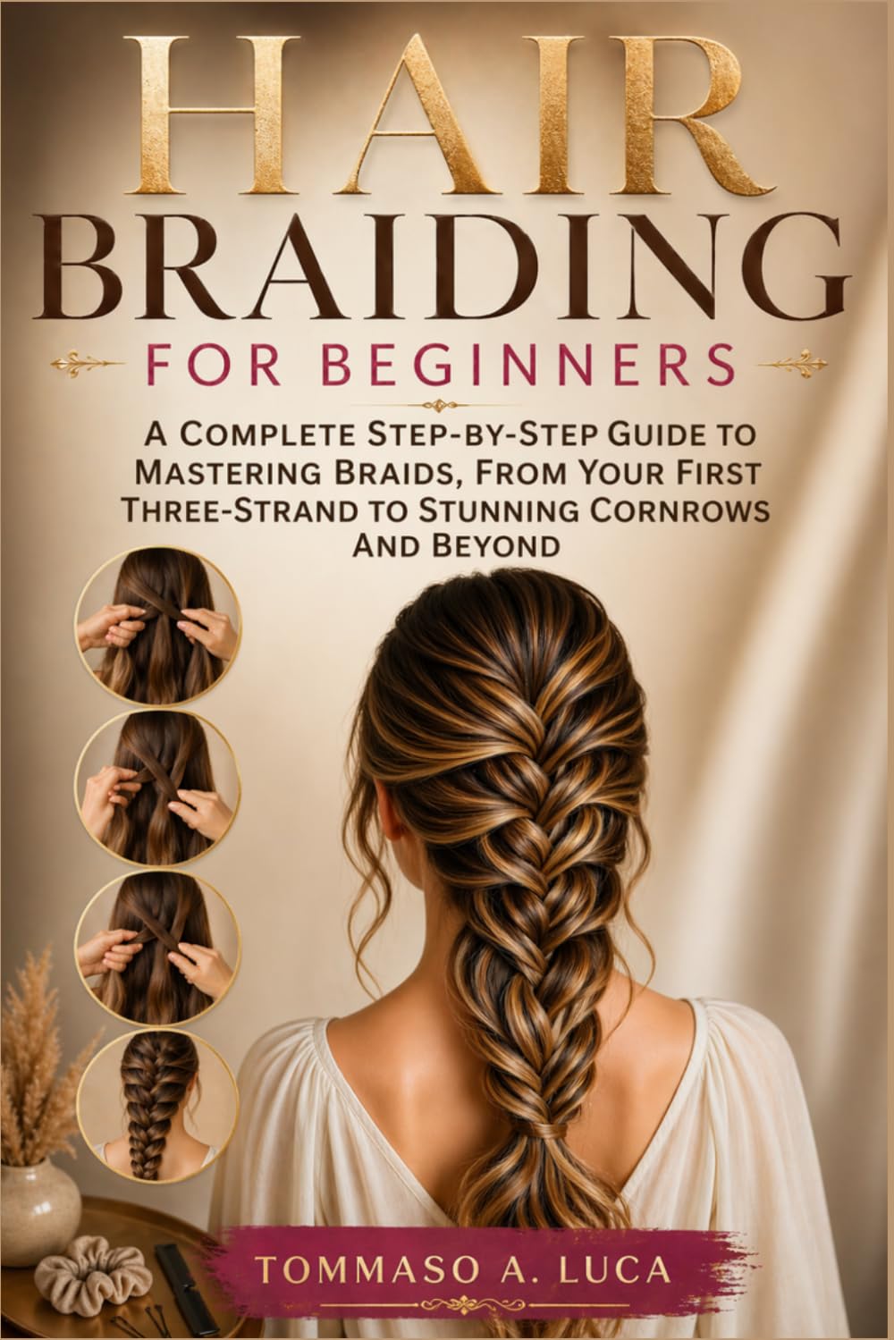 HAIR BRAIDING FOR BEGINNERS: A Complete Step-by-Step Guide to Mastering Braids, From Your First Three-Strand to Stunning Cornrows and Beyond