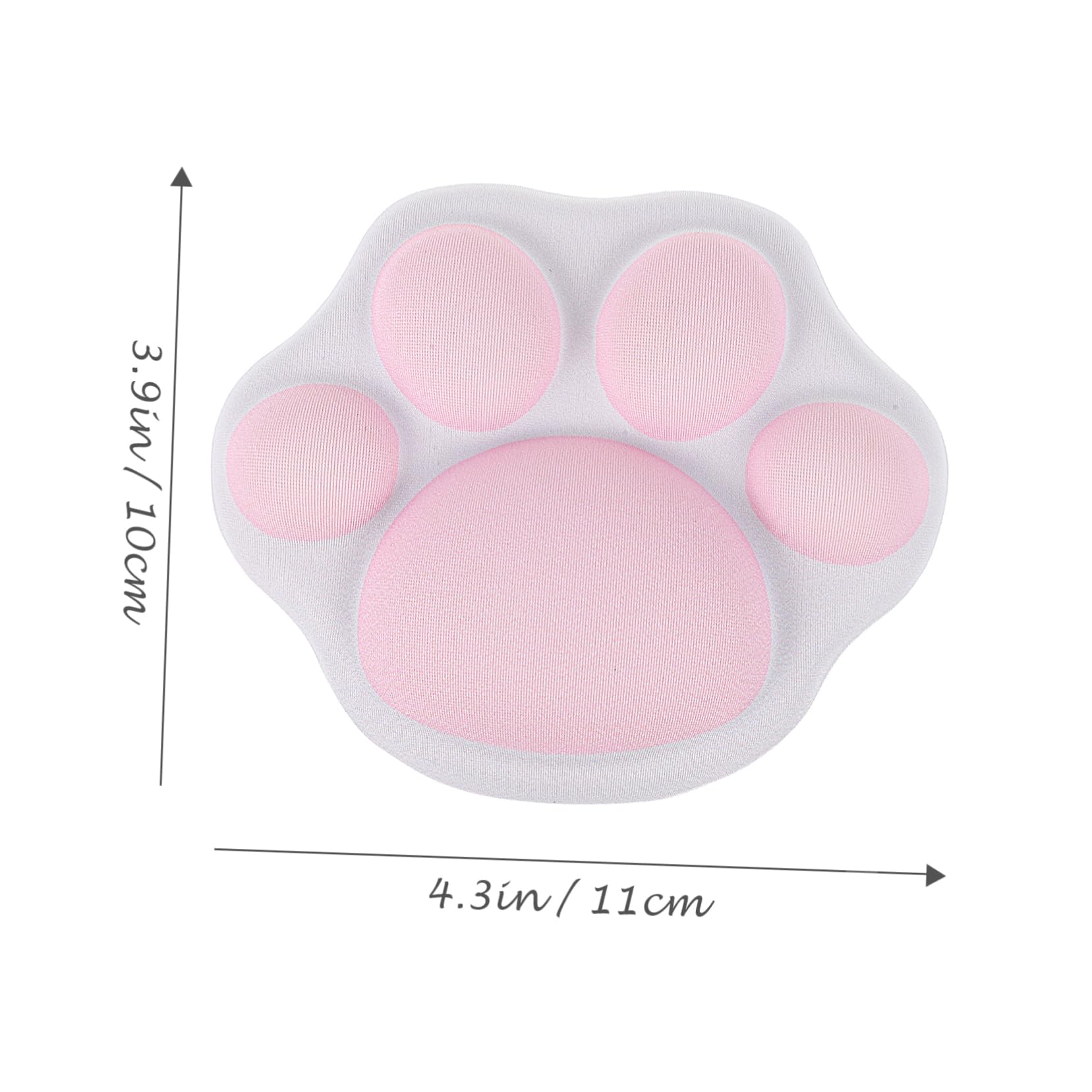 SHINEOFI 4stücke Adorable Handgelenkstütze Mit Katzenpfoten-muster Ergonomisches Mauspad Für Büro Und Rutschfest Und Langlebig Für Pc Und Laptop