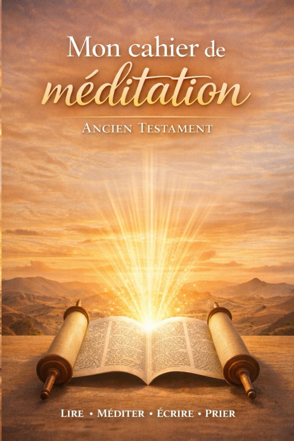 CARNET DE MÉDITATION QUOTIDIENNE (ANCIEN TESTAMENT): Un carnet spirituel pour méditer la Parole de Dieu dans l’Ancien Testament/Méditer l’Ancien Testament pour bâtir une foi solide et enracinée