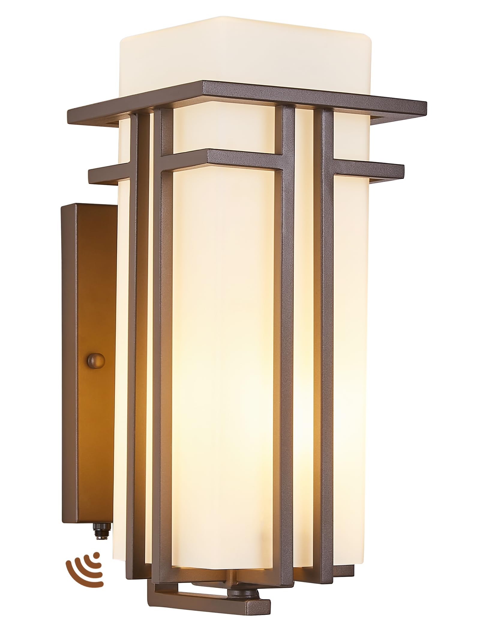 EERU 15.4 Brown Outdoor Wall Light