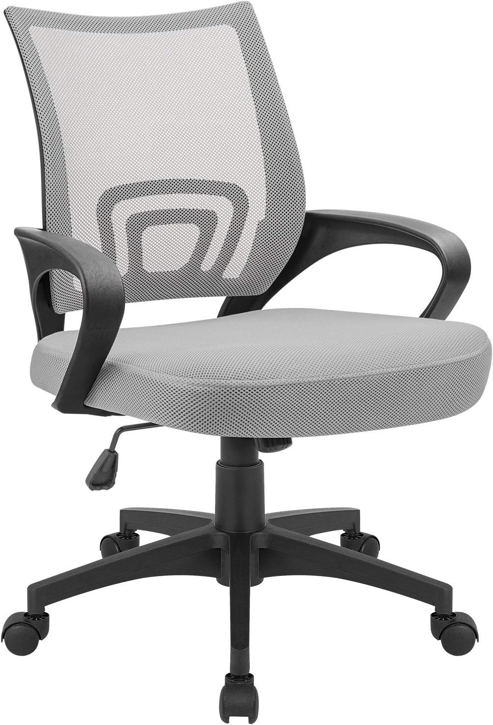 Devoko Office Chair, Grey, front view