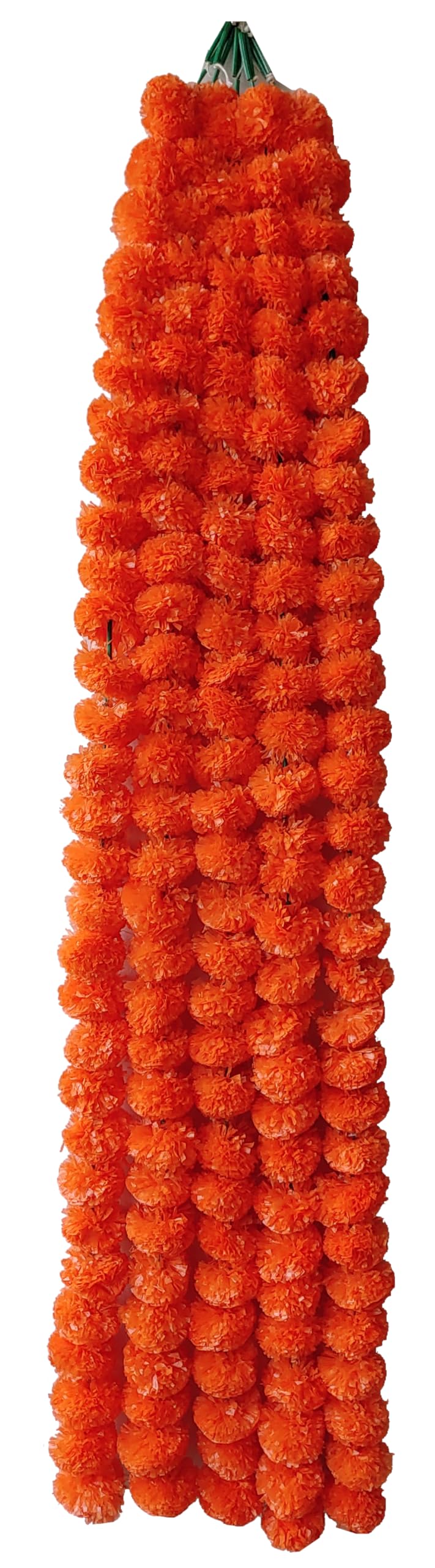 SAMJHI Premium Handmade Marigold Flower Garland for Decoration (Orange, Pack of 10) (B0BHTQKPKH) Amazon Price History, Amazon Price Tracker