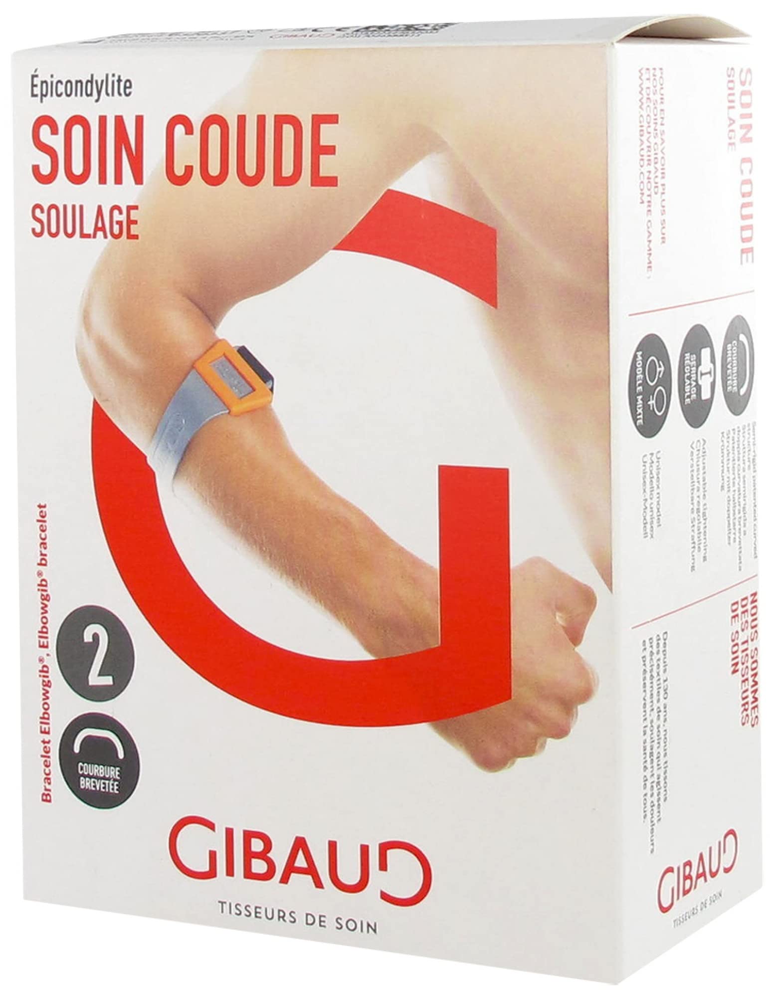 Gibaud Soin Coude Épicondylite - Taille 2