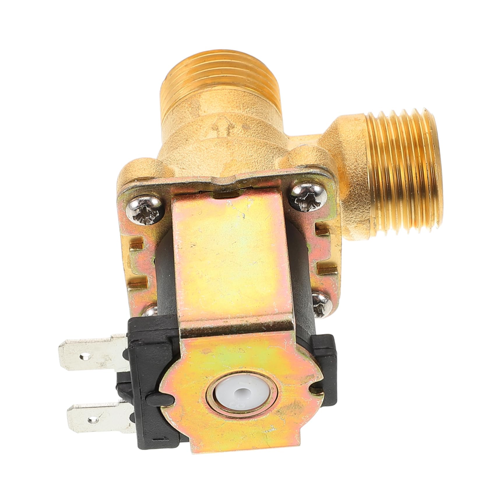 Electroválvula de entrada de agua TOPBATHY de cobre dorado para reparación de aspersores