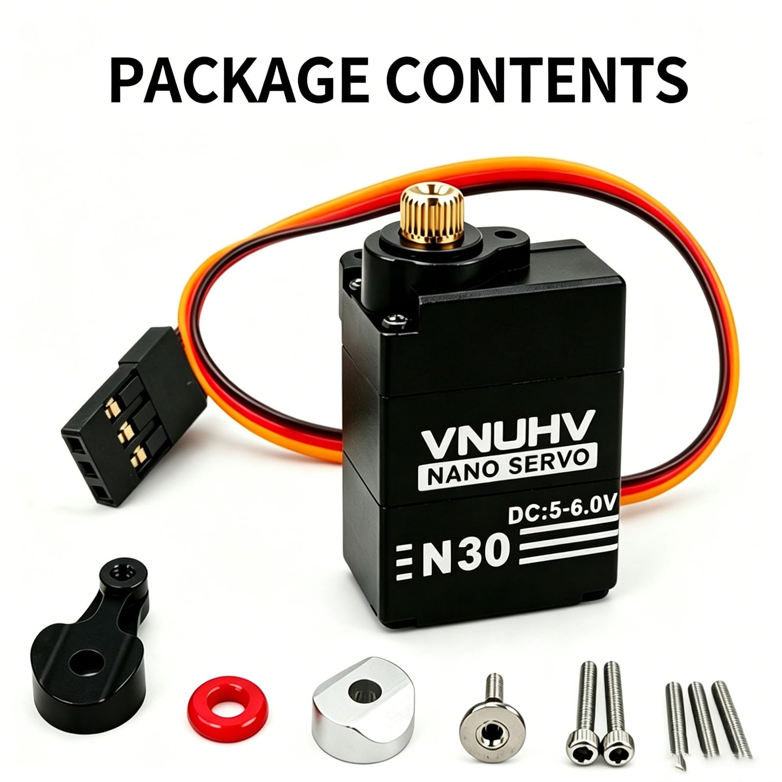 Servo Compact Rapide avec Coque en Aluminium usiné 1, 3 kg