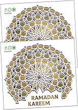 BESPORTBLE 2 Pçs Adesivo De Parede Decoração Vintage Decalques De Janela Adesivo Vintage Adesivos Removíveis Decoração Da Parede Do Banheiro Adesivo De Parede Mandala Decalques Da Parede