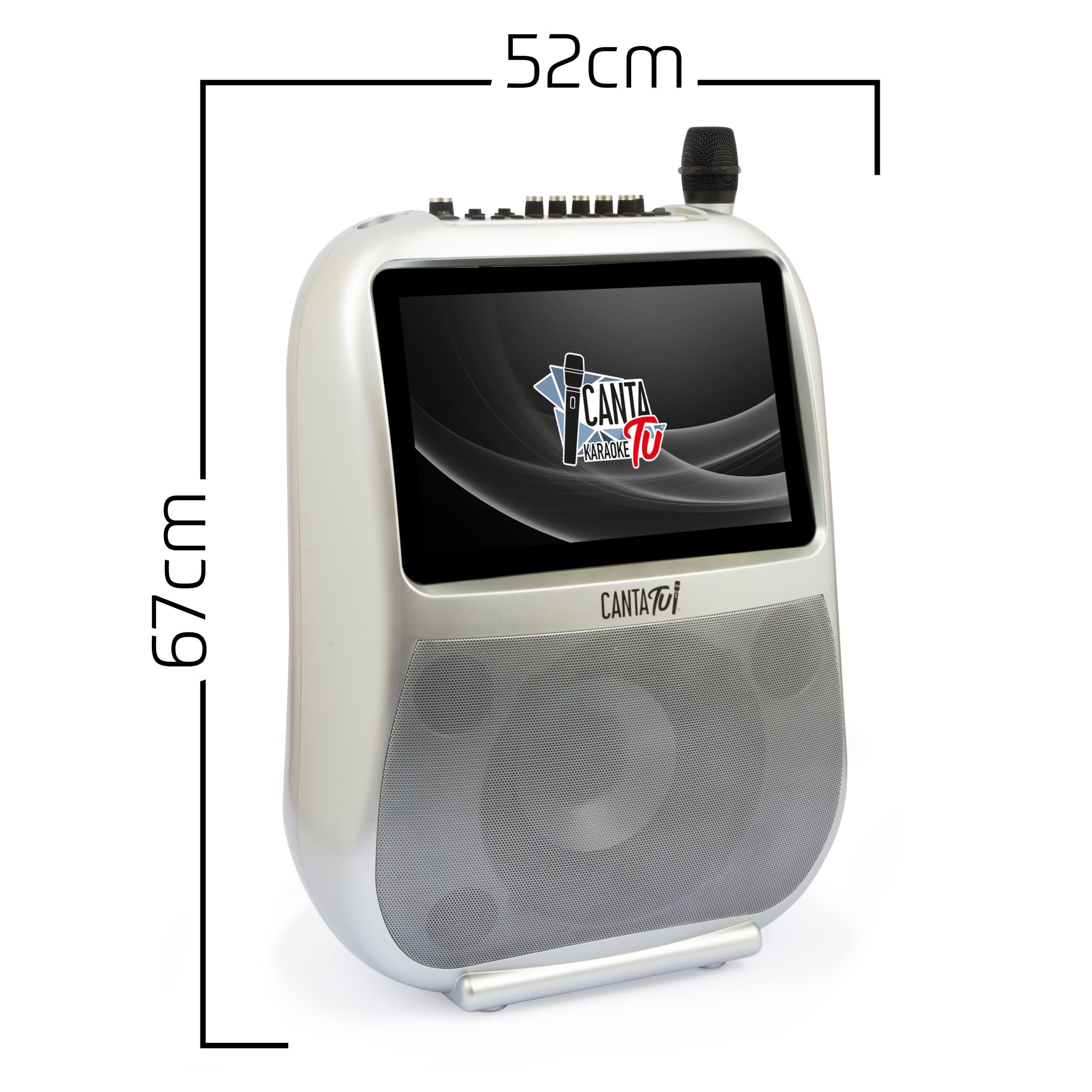 CANTA TU Tu Karaoke, draadloze karaoke-microfoon 2022, bereik 10 meter, eenvoudige verbinding, frequentie 202 MHz compatibel 2022 (niet compatibel met PRO 2023), ideaal voor karaoke