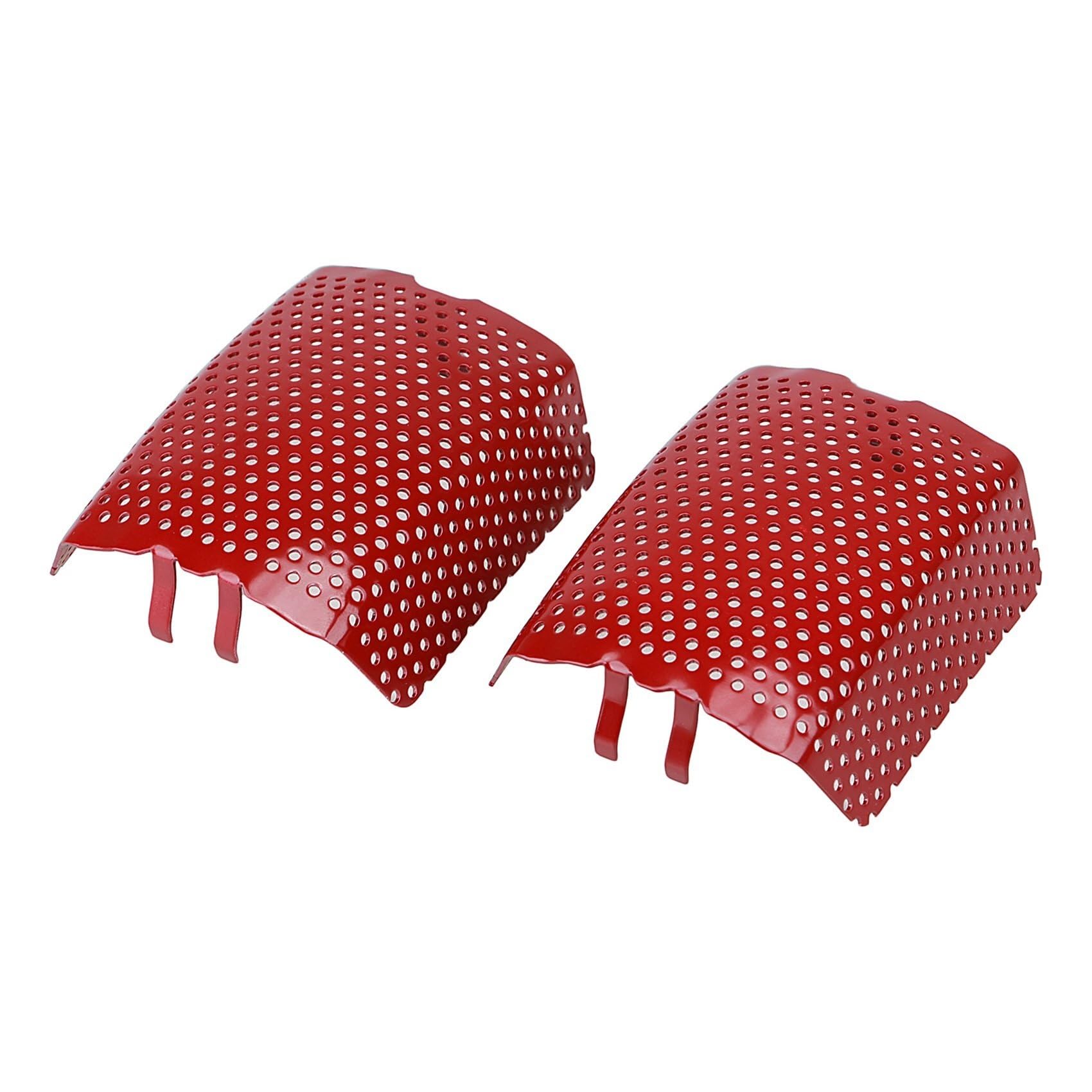 Caliper Bracket Radiator Cover Brake Cooling Mount Do Touring Road Glide King Limited V-Rod Red | Osłona przedniego zacisku zakłada osłonę zacisku hamulca