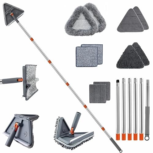 Upgraded Wall Cleaner Mop & Baseboard Cleaning Tool with 98"
