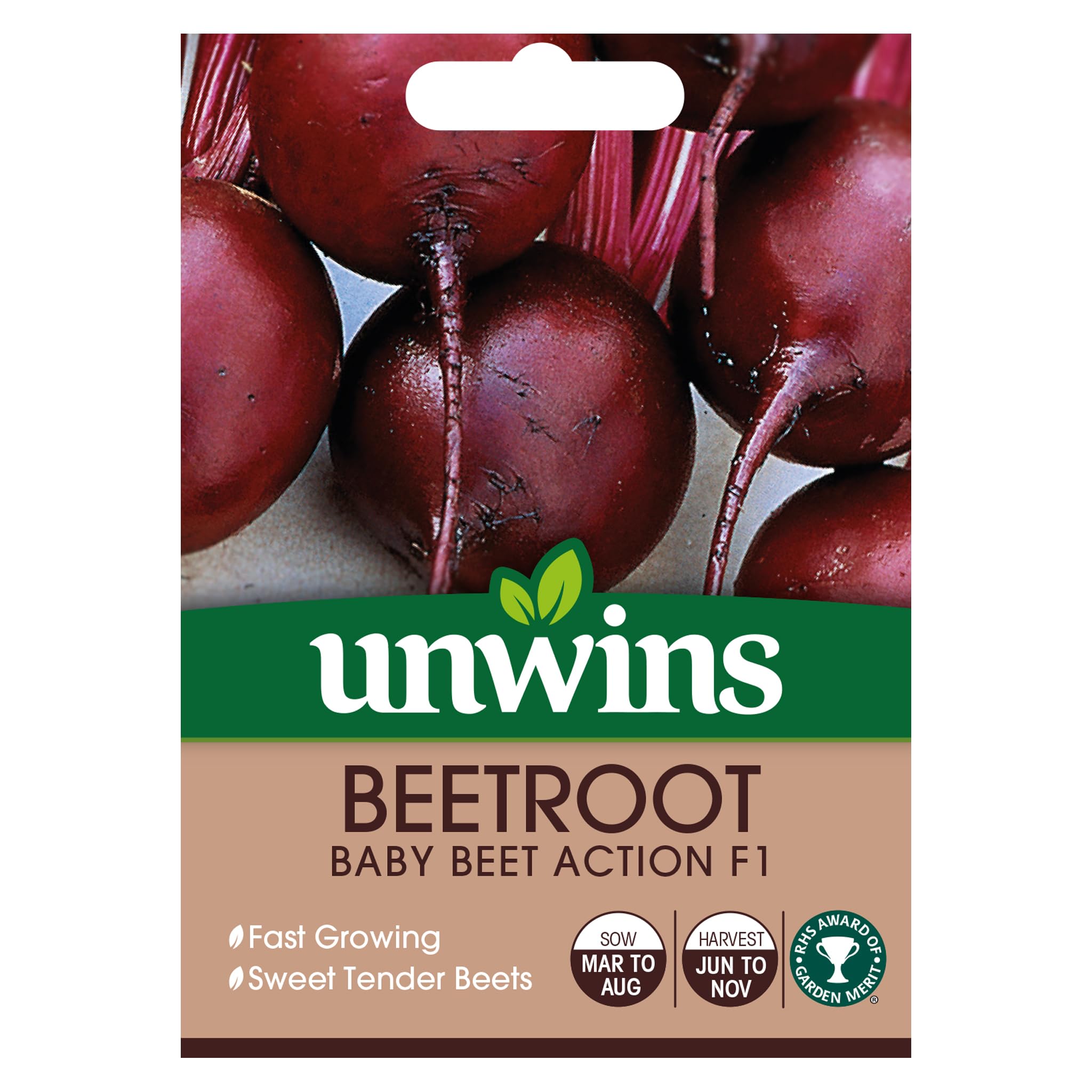 Unwins Beetroot Seeds - Baby Beet Action F1
