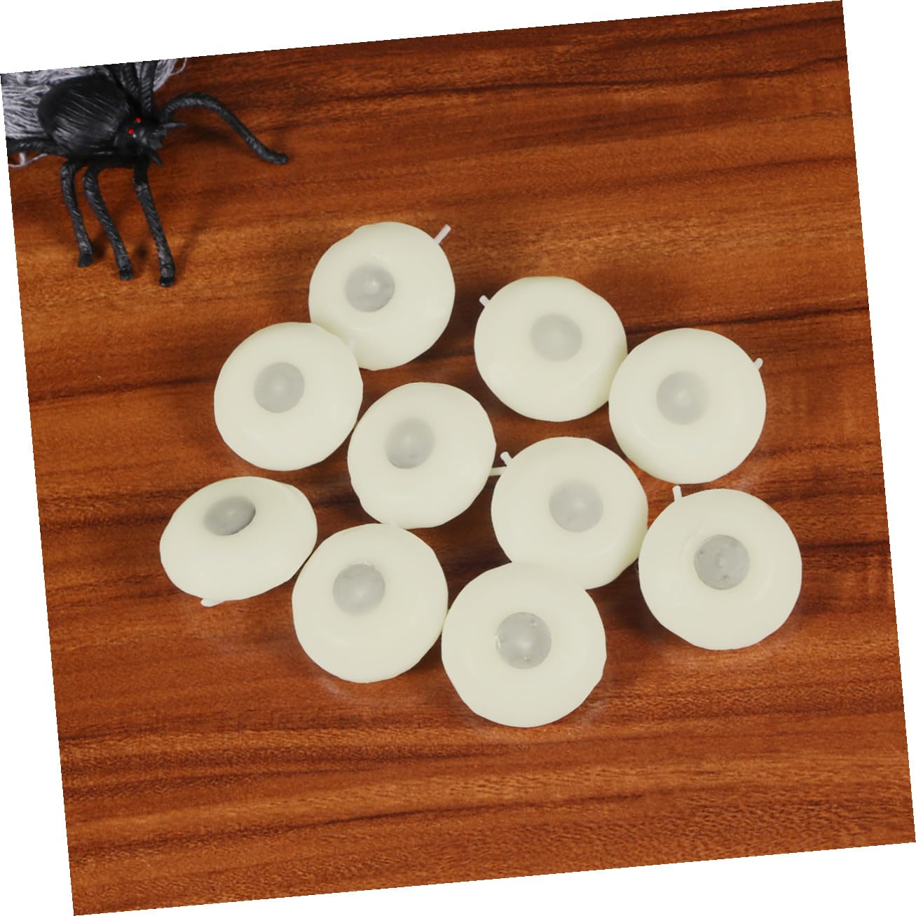 Veemoon 50 Candele Piccole Candele Di Cera Sfuse Di Festa Per Matrimonio Romantico Cilindro Senza Profumo Vela Senza Fiamma Natale Decorativo Ricevimento Bianco Mini
