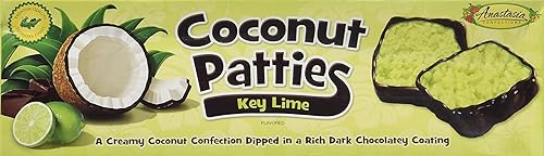 Empanadas de coco con sabor a lima clave, peso neto 12 onzas
