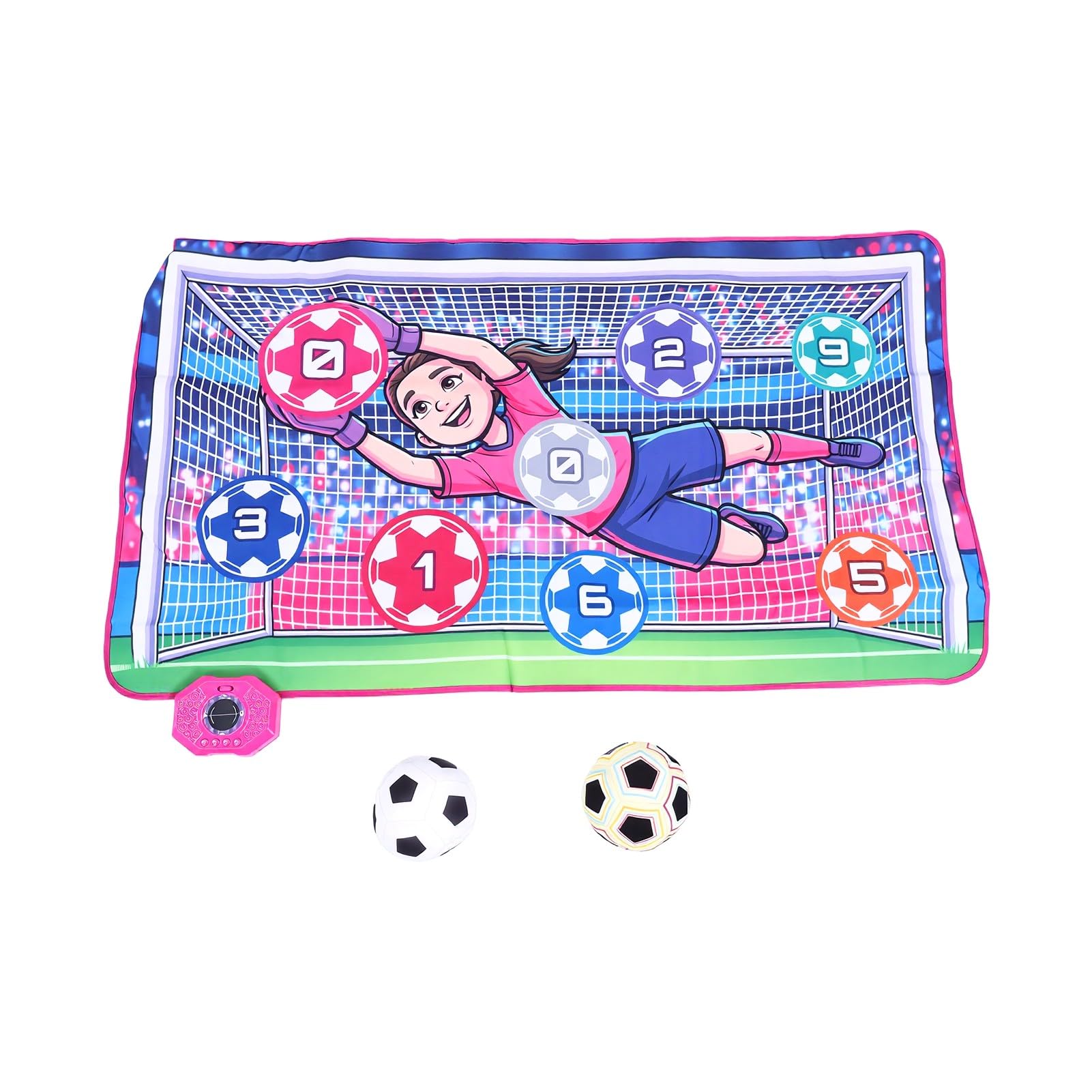 EMUKOEP Tappetino da Gioco per Bersaglio da Calcio per Bambini con