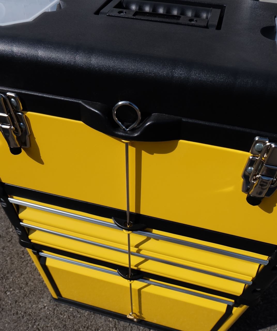 AS-S Trolley portautensili in metallo XL, tipo B305ABD -> ora con fermi per cassetti e lucchetto