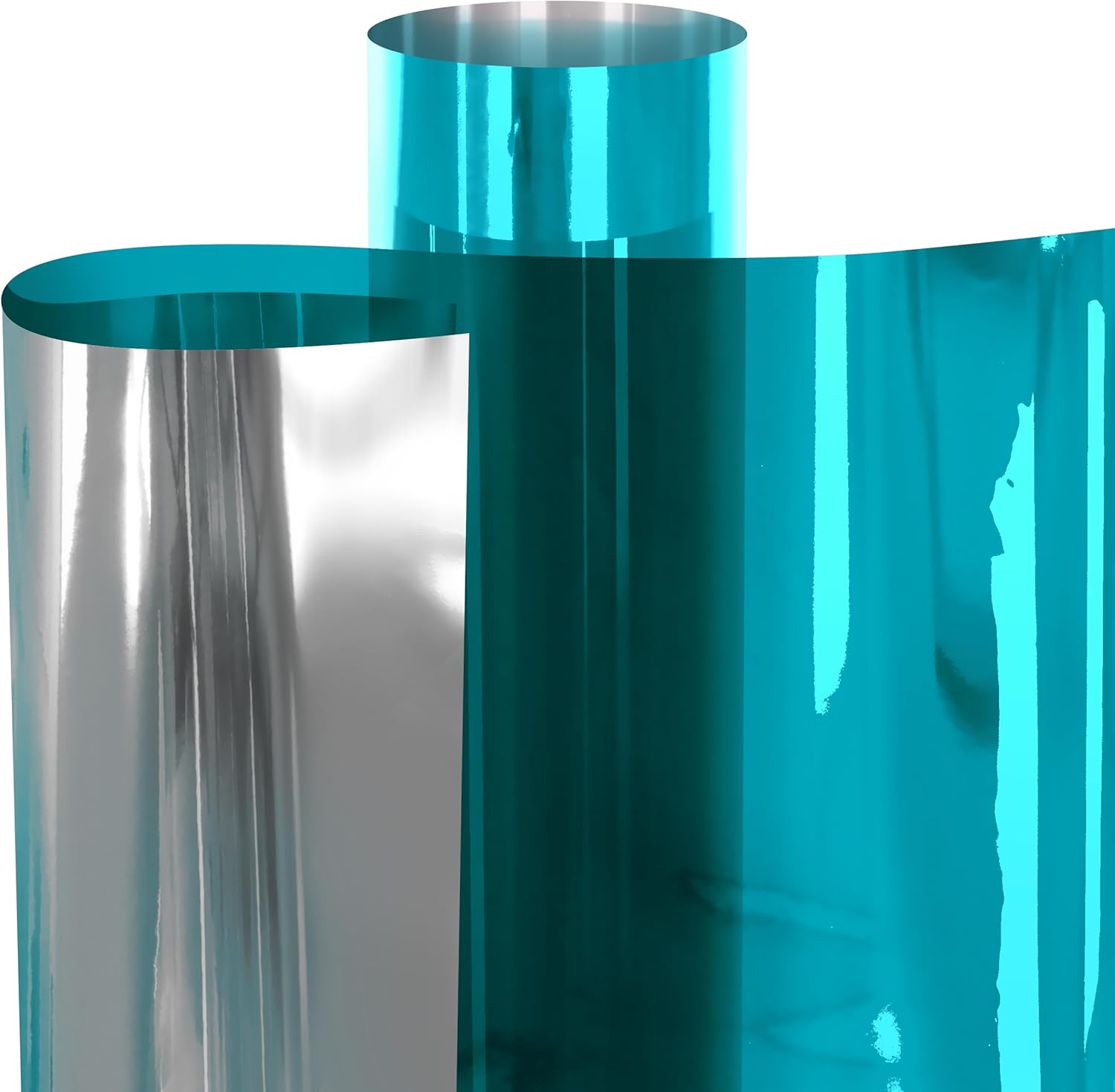 VViViD Transparent Colorful Vinyl Window Tinting Sheets (10ft x 4.9ft, Blue)
