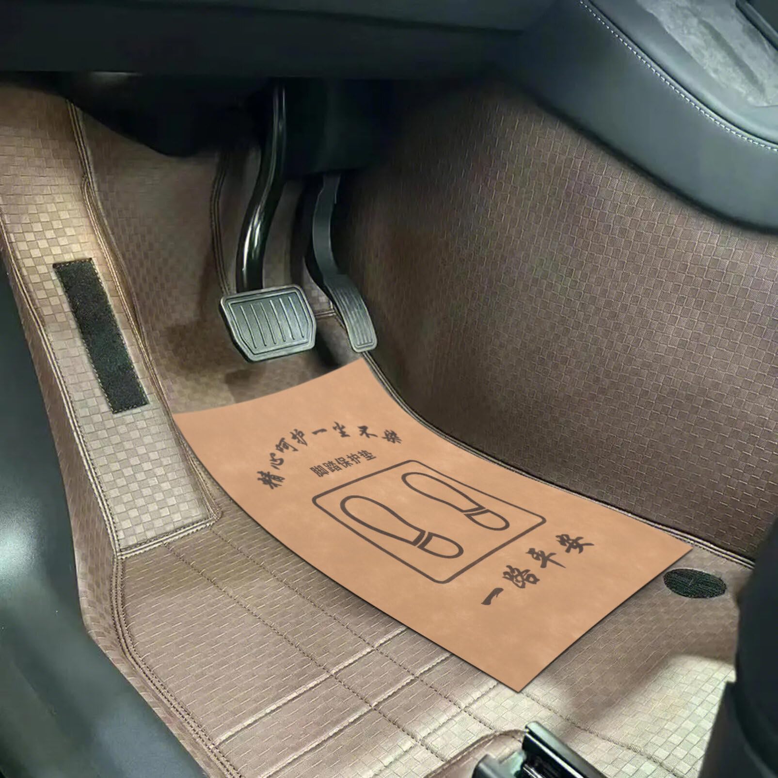 Sosoport 50pcs Disposable Non-Woven Automotive Floor Mats for Car Interior Breathable Car Foot Mats and Easy to Clean — view 3