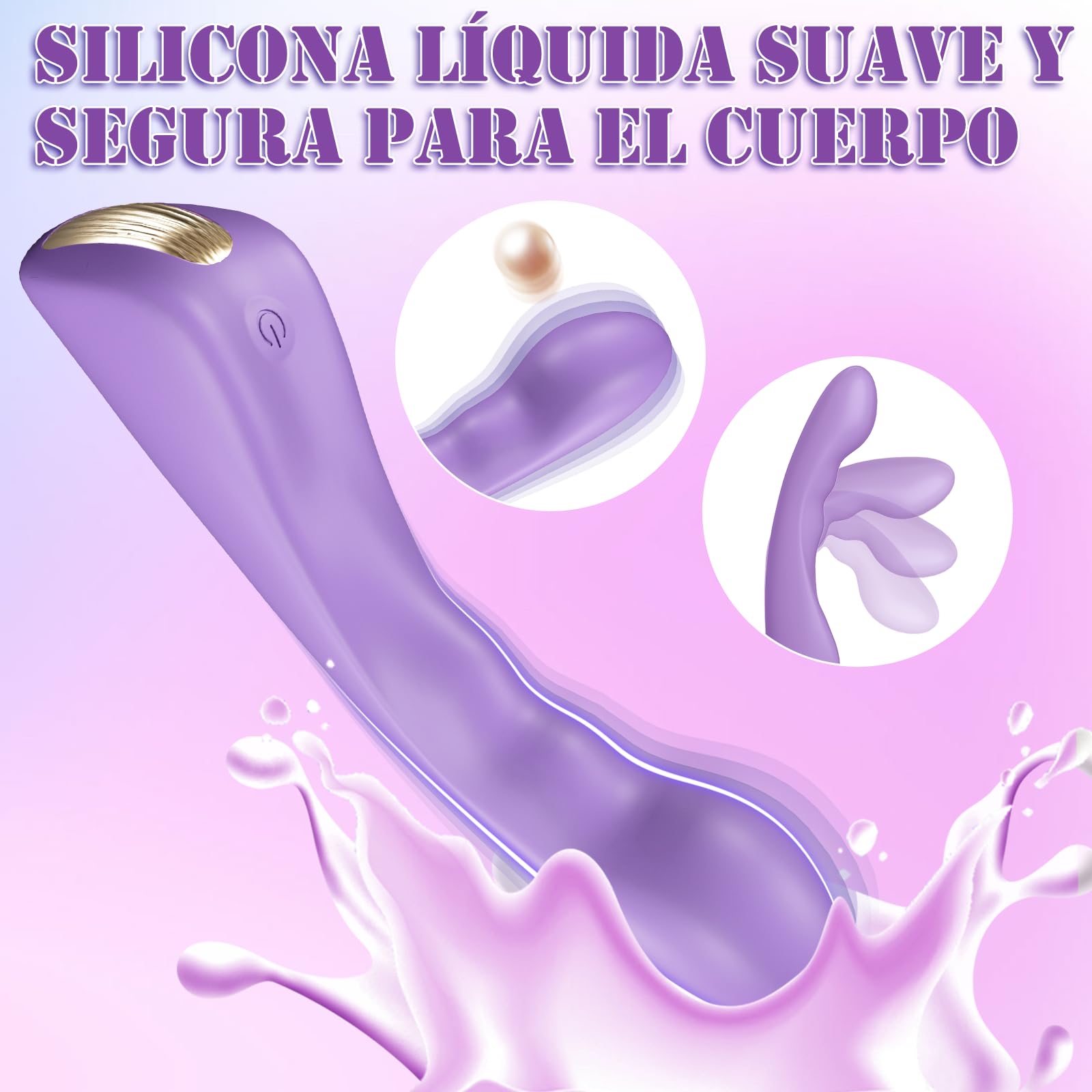 Vibradorador Mujer Juguetes Eróticos Dildo - Vibradorador Clítoris con 10 Vibraciones Sex Toys Vibrador Mujer Juguetes Sexuales Sexy Vibradores Mujer Consoladores.. para Mujer con Vibración Sex Toy