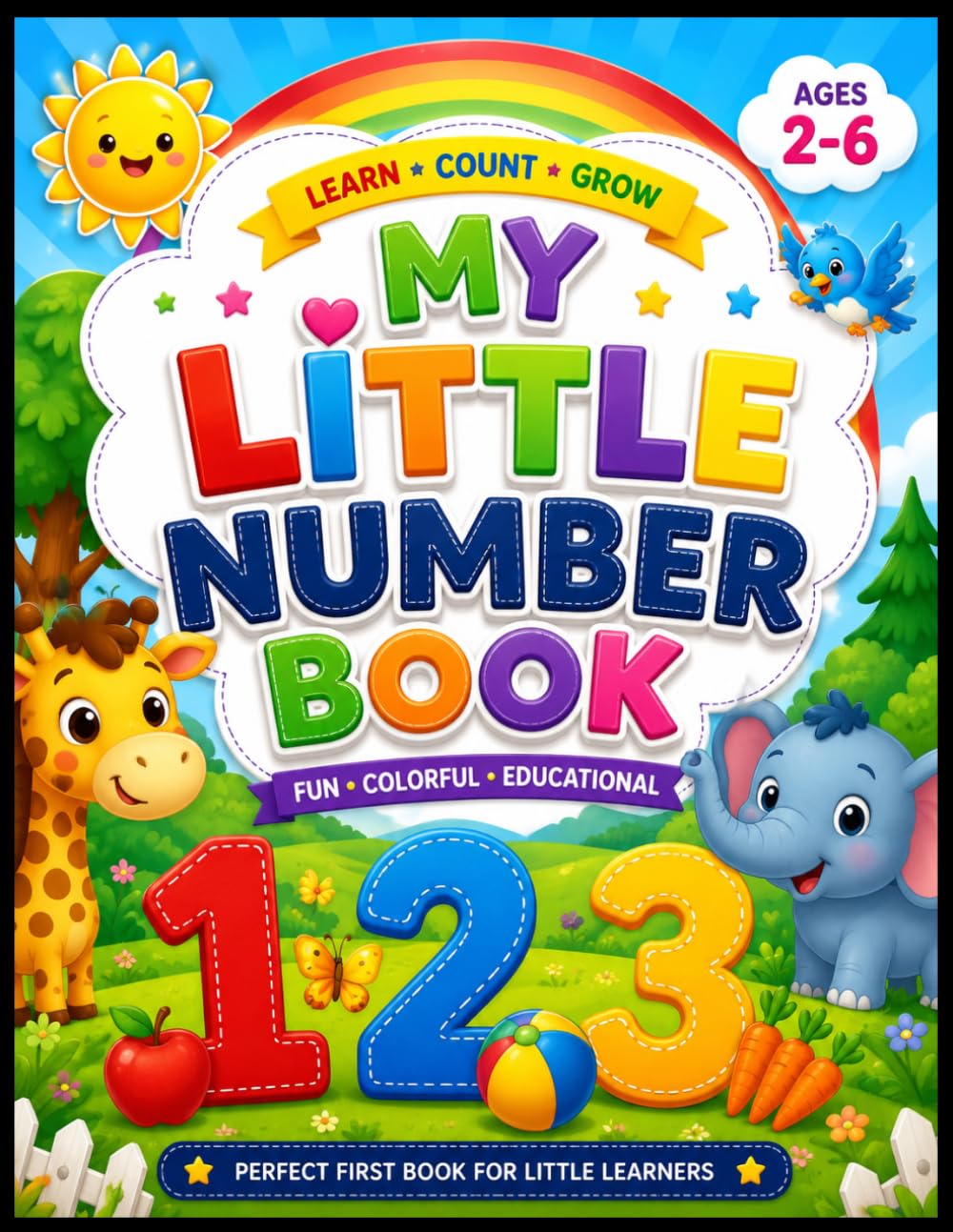 MY LITTLE NUMBER WORK BOOK: Enjoy the Book