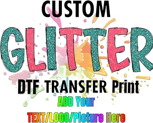 Impresiones DTF con purpurina personalizadas, logotipoletratextofoto, parches para planchar para ropa directa a la ropa de película, delantal, disponible en Yaxa Peru