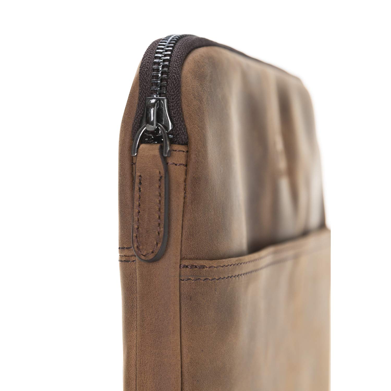 Solo Pelle Ledertasche für das Apple iPad Pro 10,2 I 10,5 & 11 Zoll und auch 9,7 Zoll Lederhülle Case Hülle aus echtem Leder in Vintage Braun