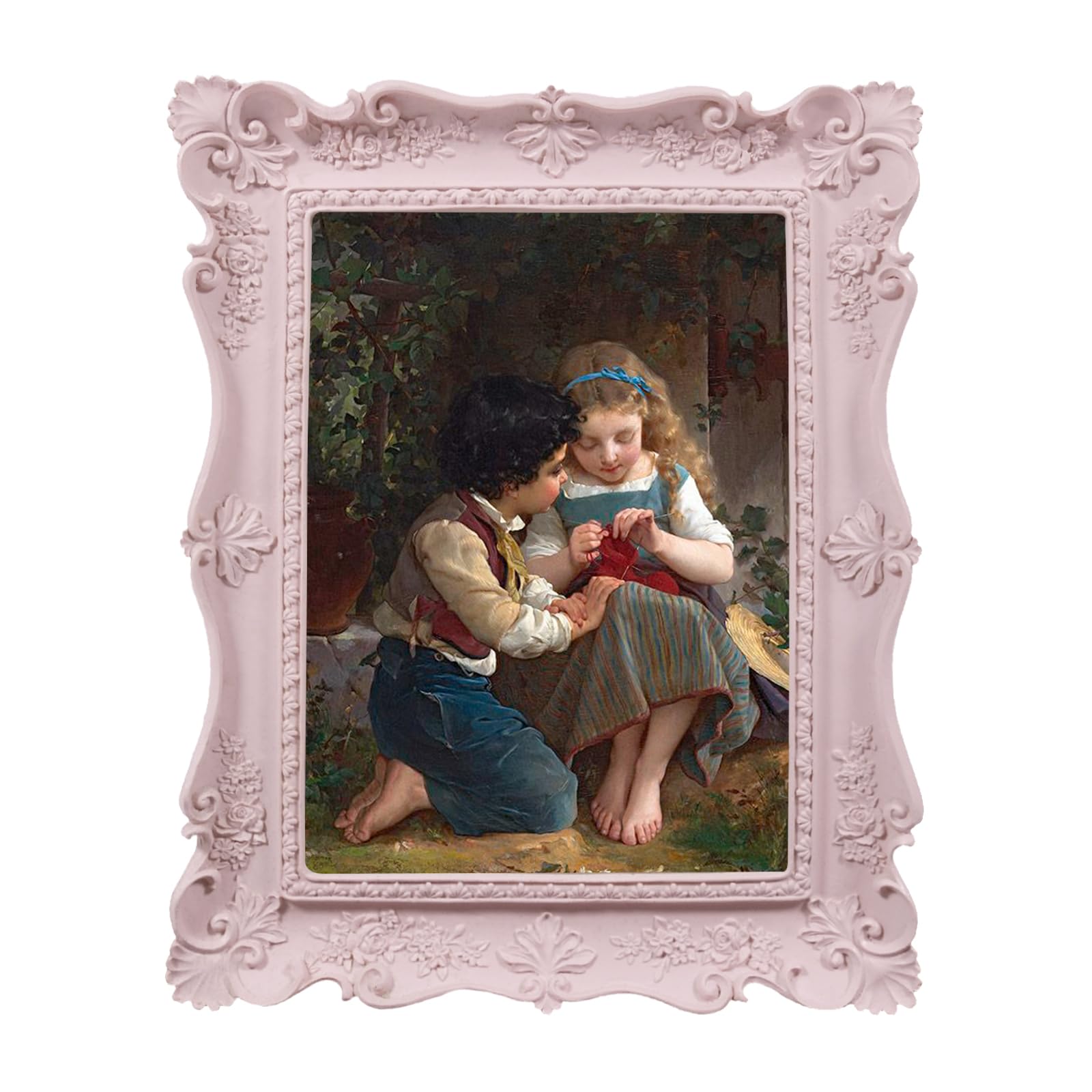 Cadre antique pour mur en style baroque rose par SIMON'S SHOP