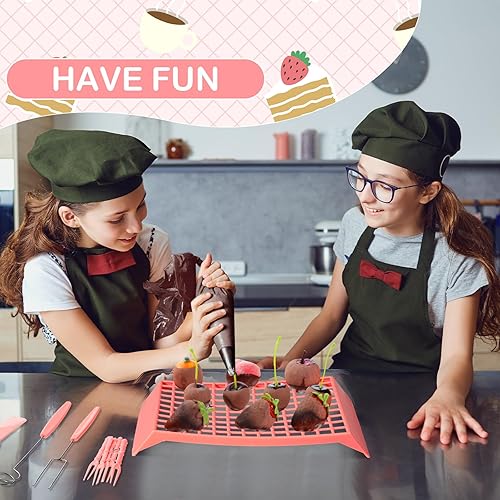 Miniatura 5 de Umigy Juego de regalo de olla eléctrica de chocolate derretida, kit de mini fuente de fondue, kit de fusión de chocolate con molde de bricolaje y