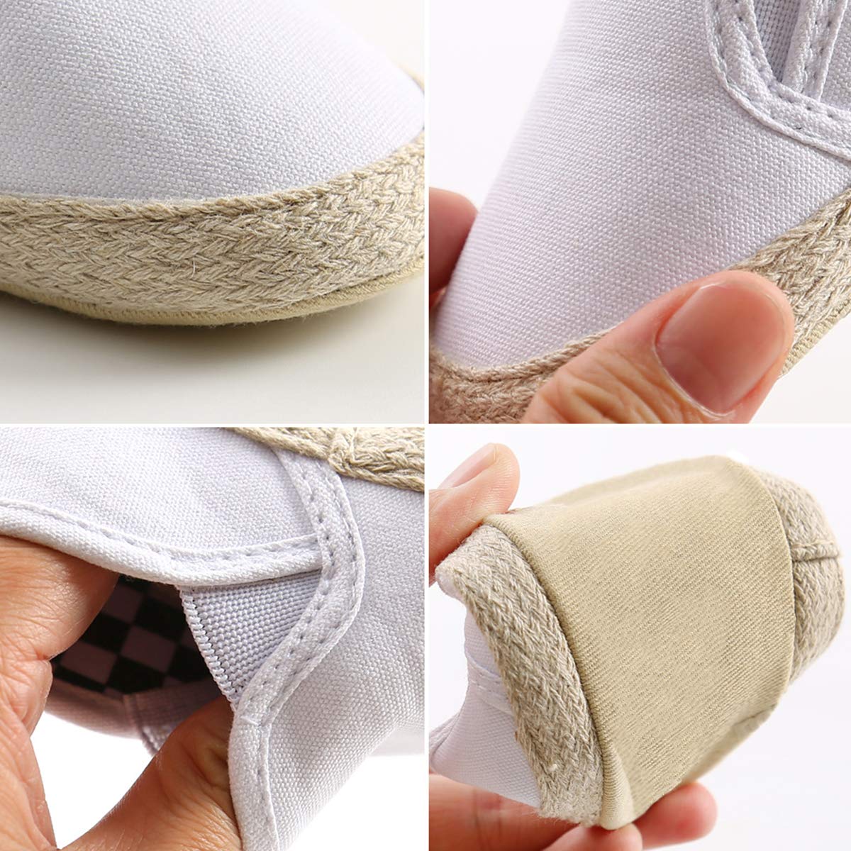 Bambino Scarpe Espadrillas Suola Morbida Ragazzo Tela Sneaker Infantile Antiscivolo Traspirante EU
