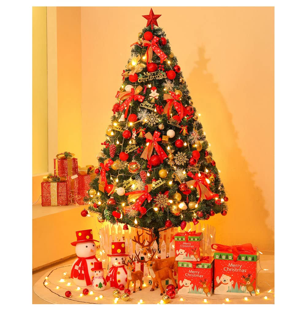 Amazon.co.jp: 240cm クリスマスツリー オーナメント付きled