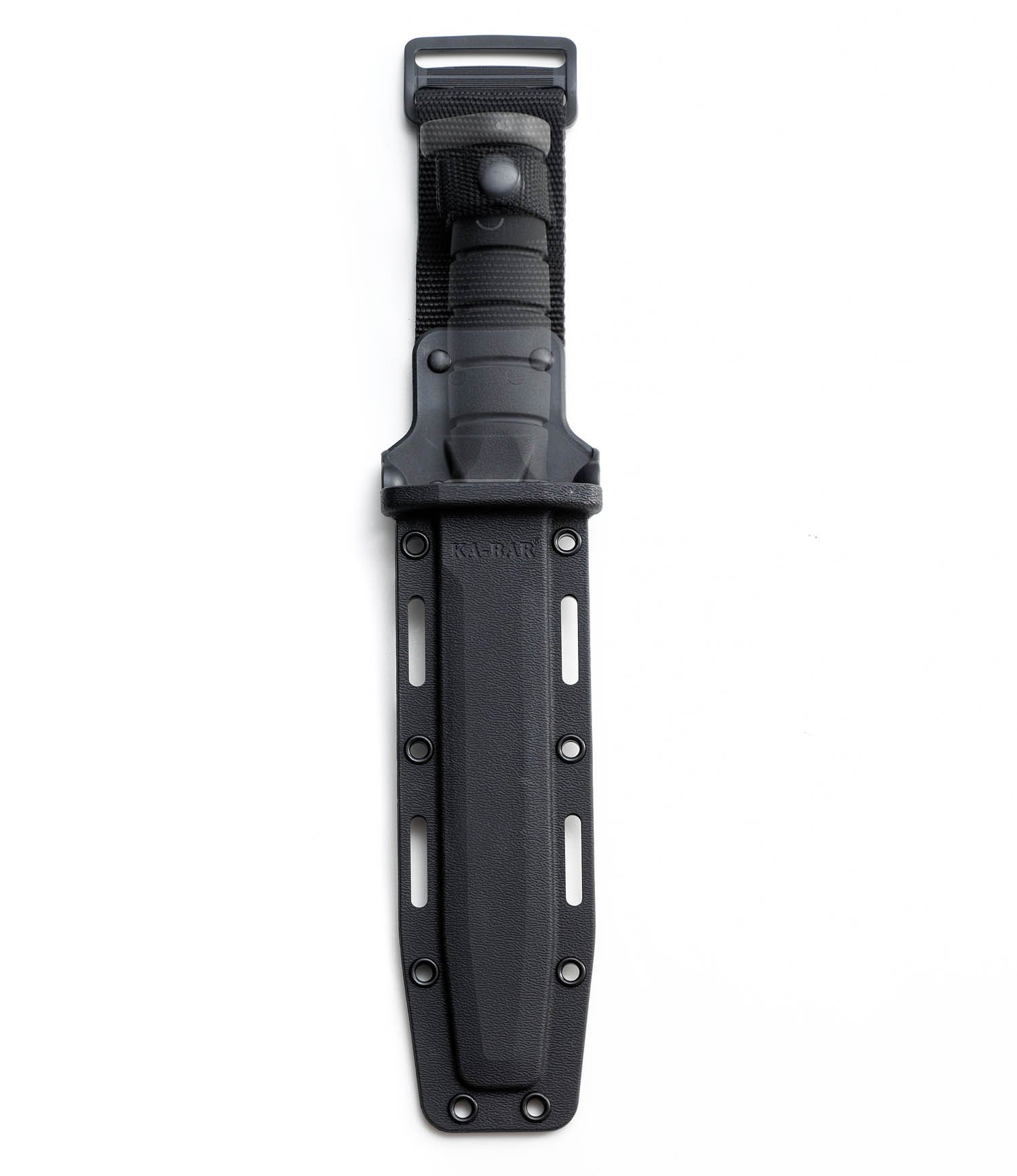 CUTCO Model 5725 KA-BAR Explorer Knife........High Carbon Stainless 7 Blade with Combination straight- and Double-D edge........5 Durable Kraton handle in Black.........Plastic sheath include product thumbnail 3